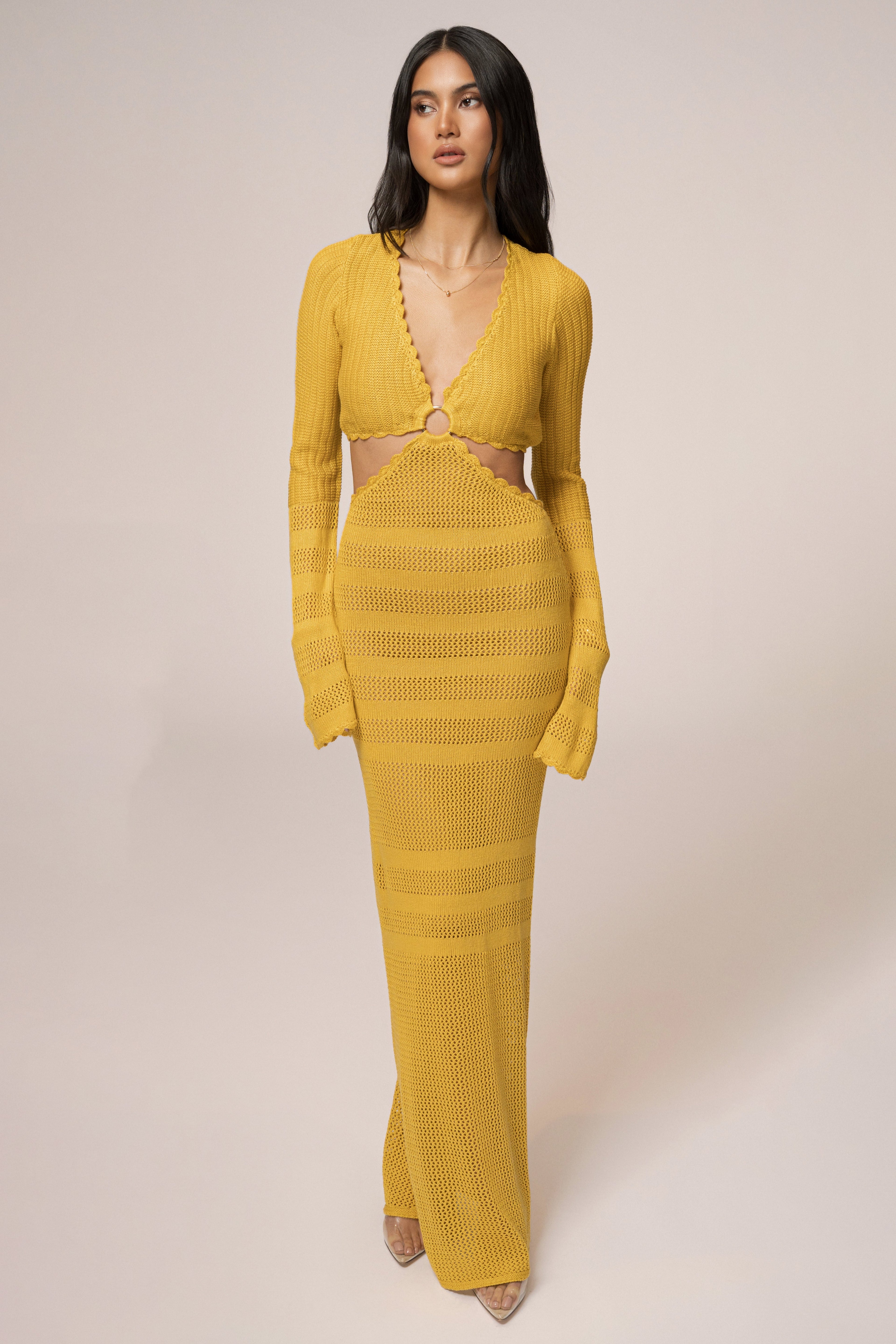 Yellow Blossom Haven Maxi Dress