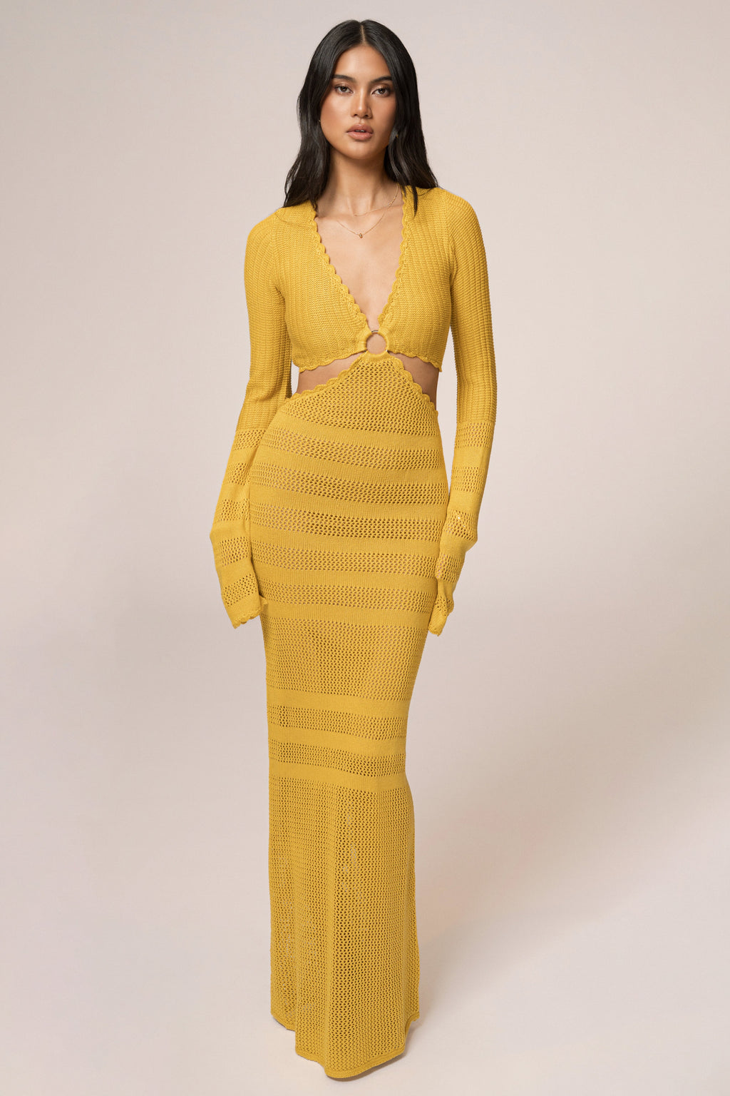Yellow Blossom Haven Maxi Dress