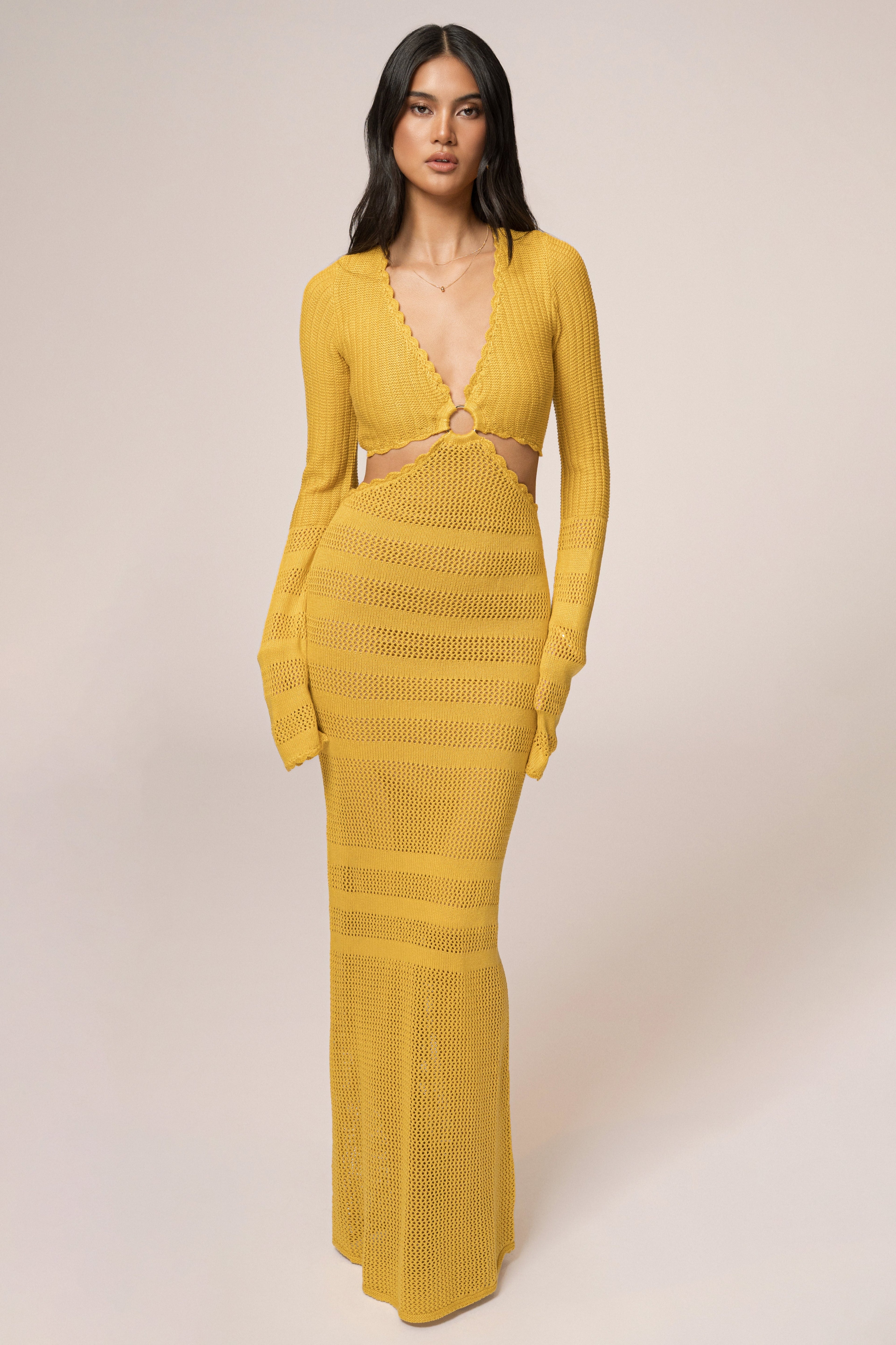 Yellow Blossom Haven Maxi Dress