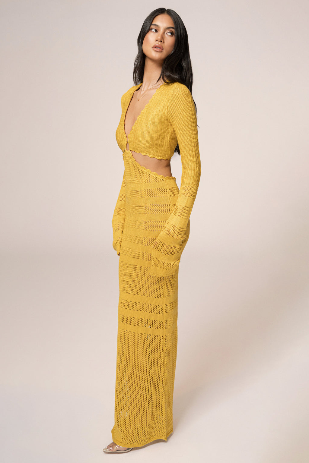Yellow Blossom Haven Maxi Dress