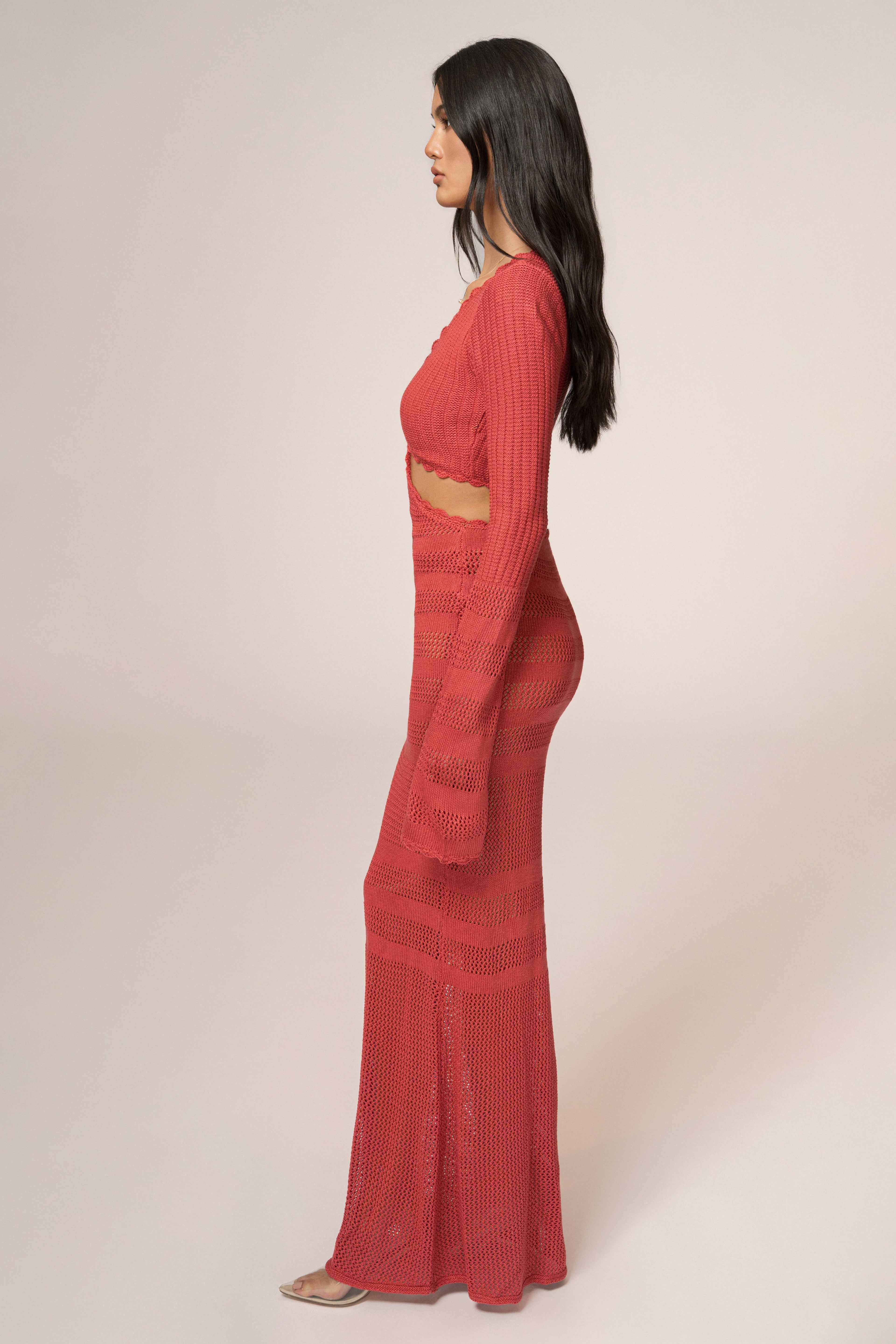 Berry Blossom Haven Maxi Dress