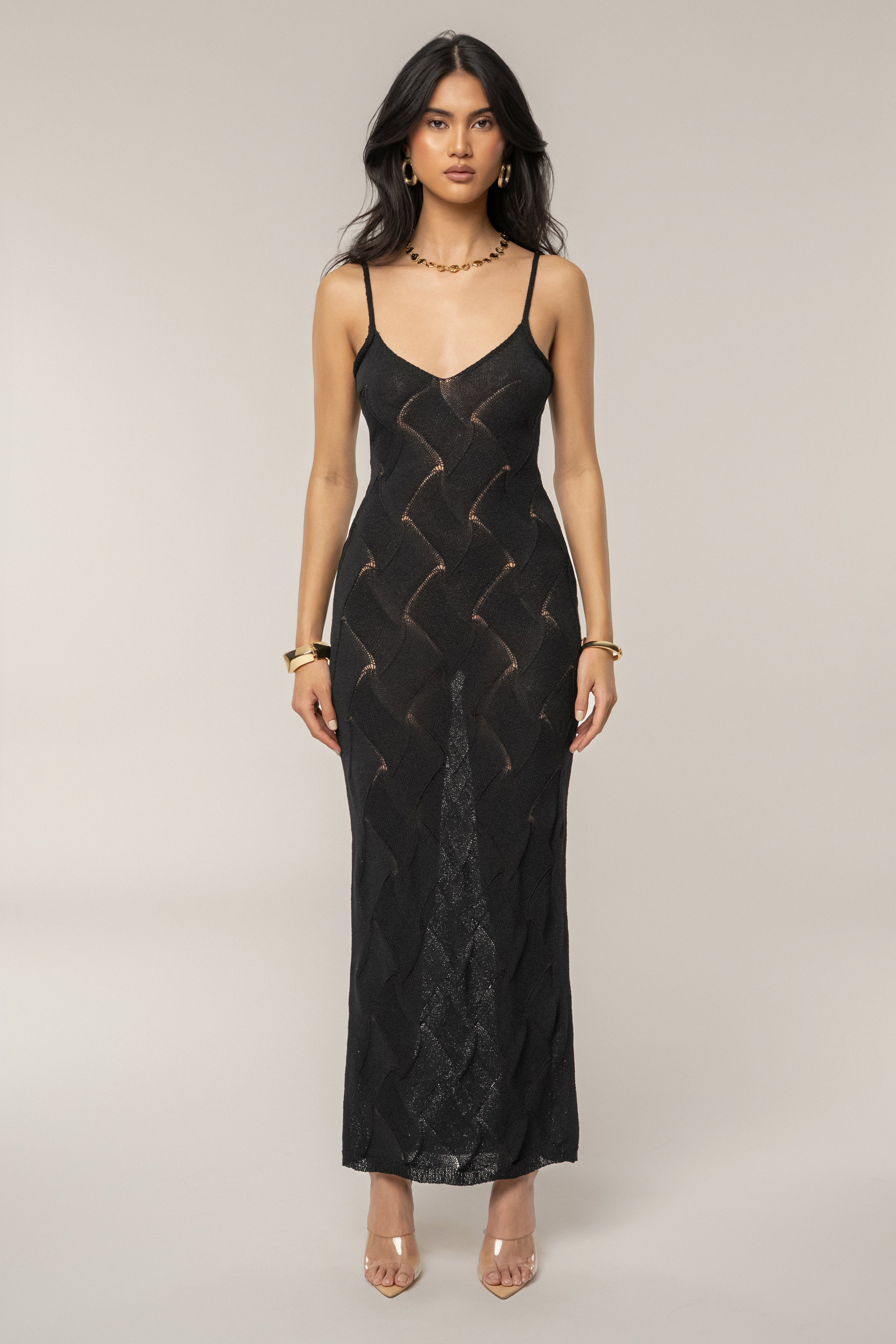 Black Betiana Maxi Dress
