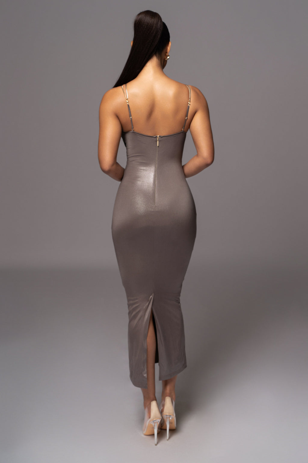 Olive Visions Of You Midi Dress
