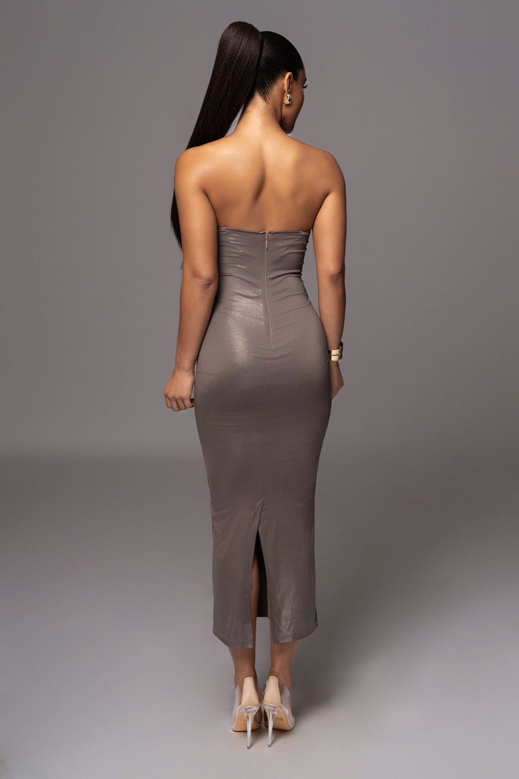 Olive Visions Of You Midi Dress