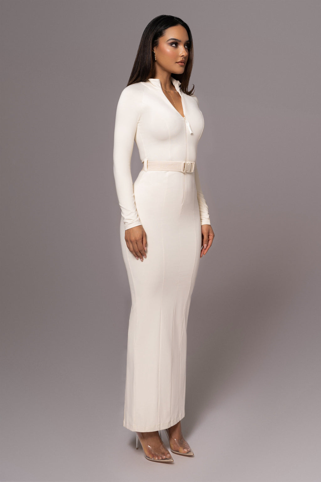 Buttercream Movement Mock Maxi Dress