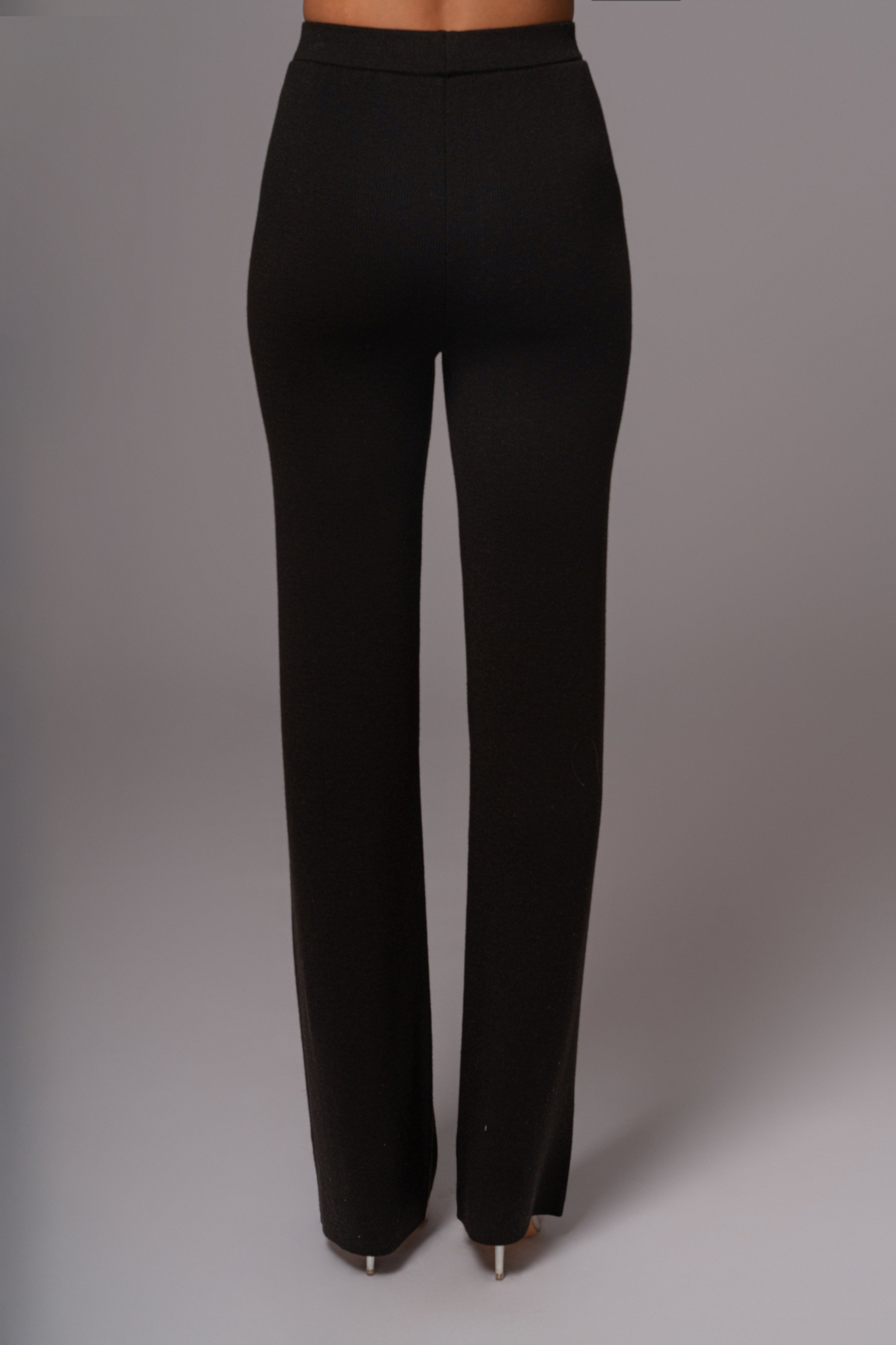 Black Alani Knit Pants