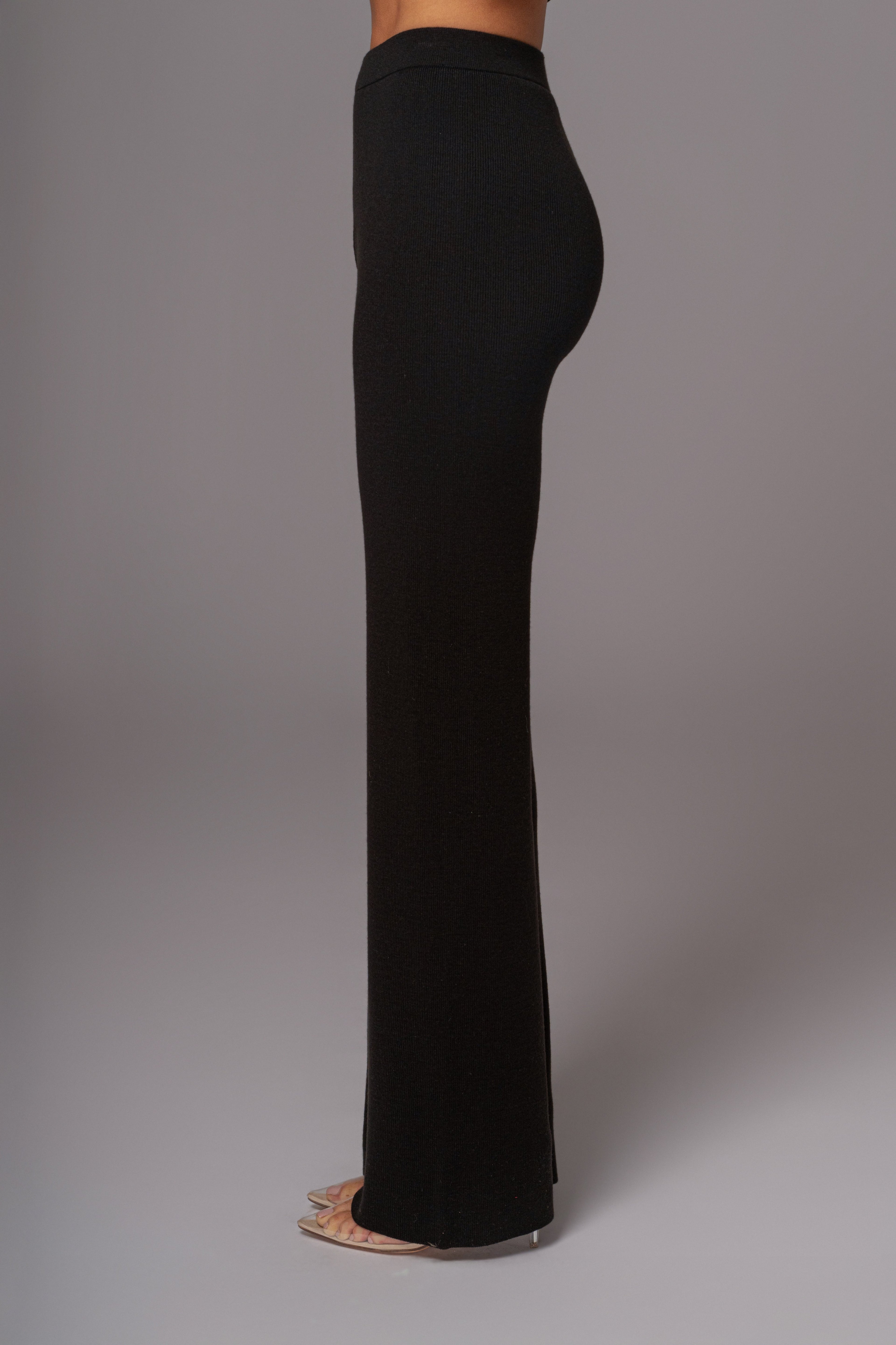 Black Alani Knit Pants