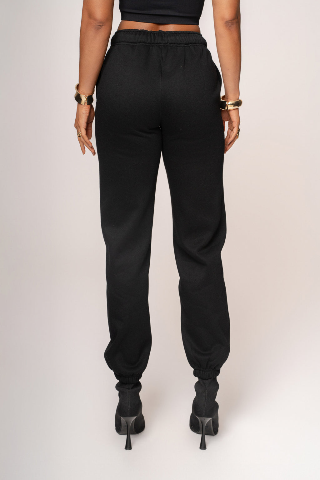 Black JLUXLABEL Logo Sweatpants
