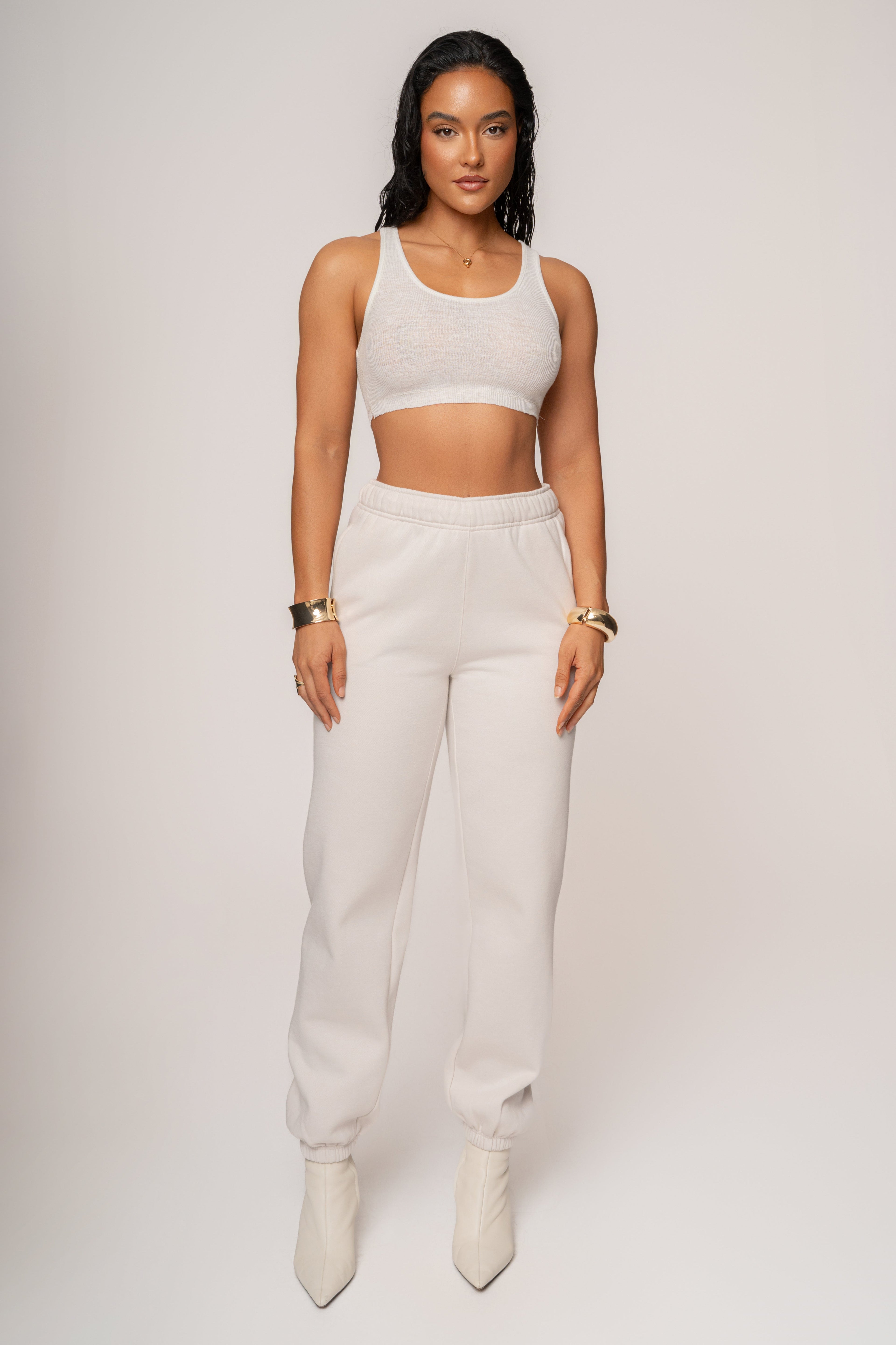 Bone JLUXLABEL Logo Sweatpants