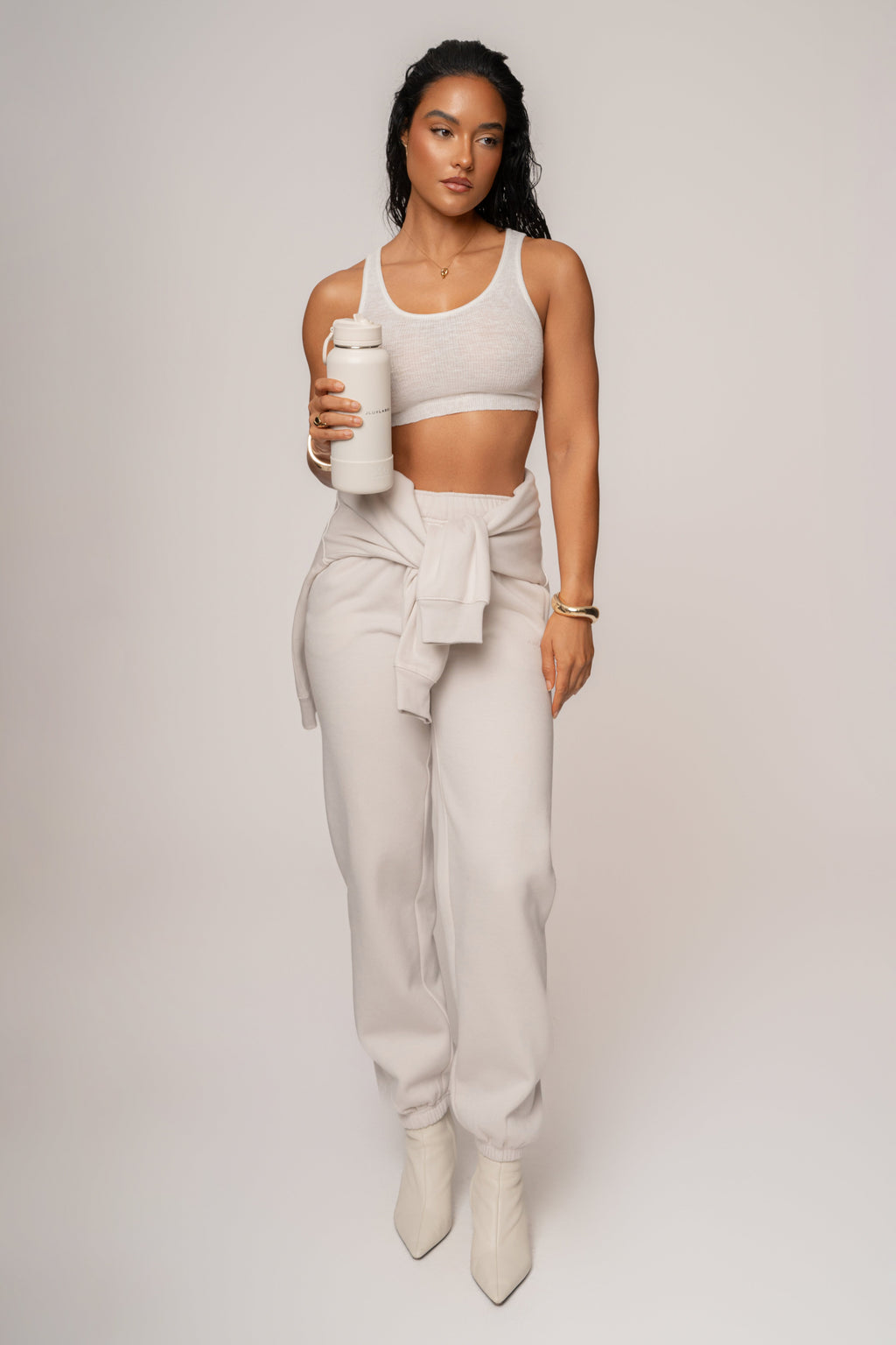 Bone JLUXLABEL Logo Sweatpants