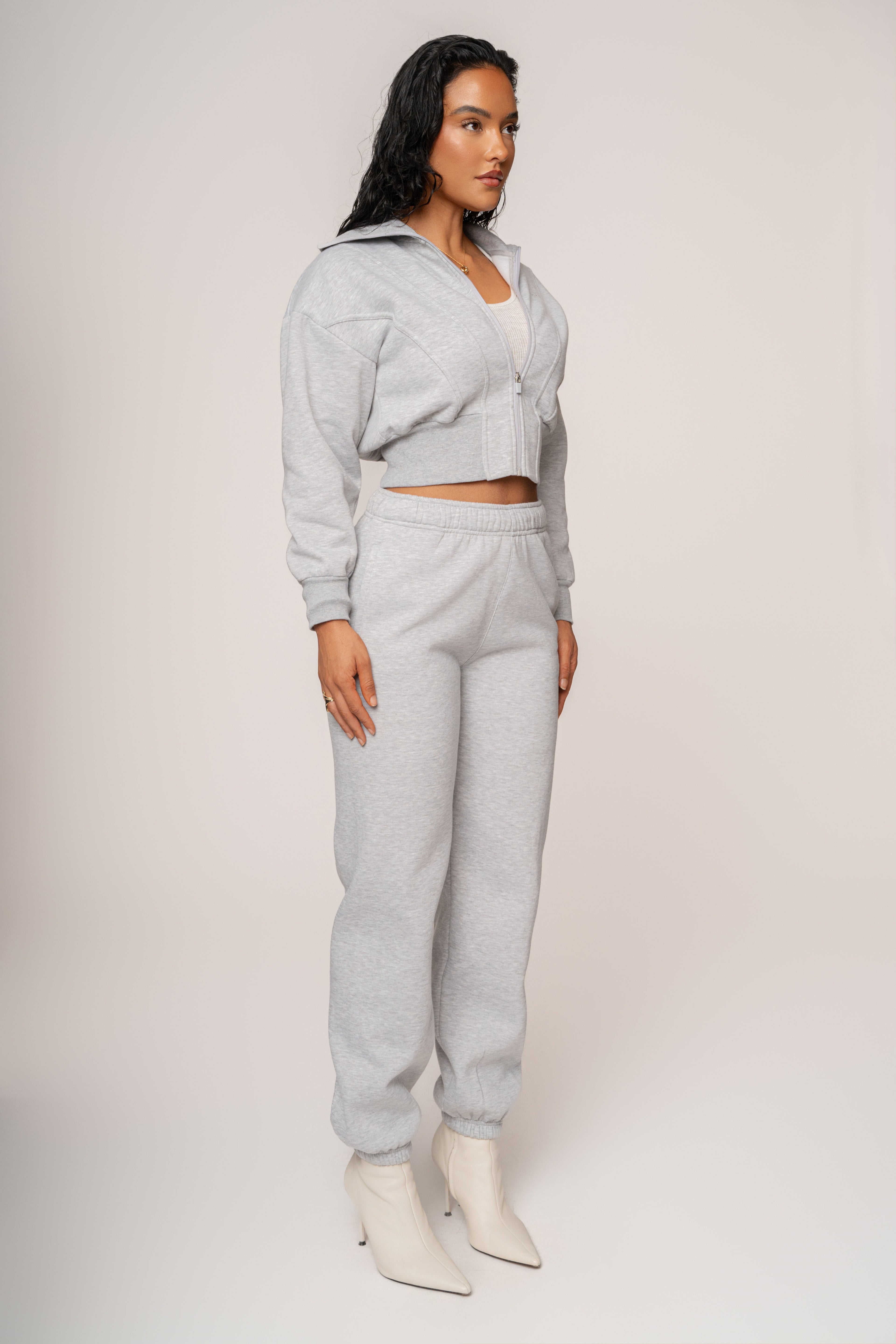 Heather Grey JLUXLABEL Logo Sweatpants