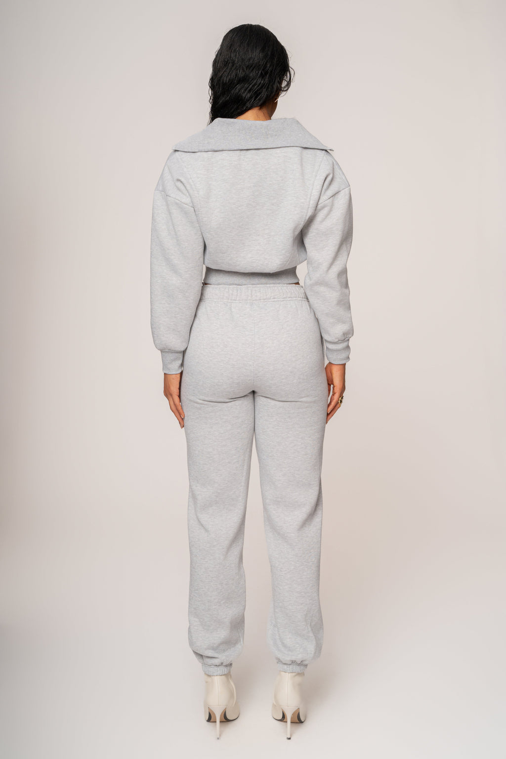 Heather Grey JLUXLABEL Logo Sweatpants