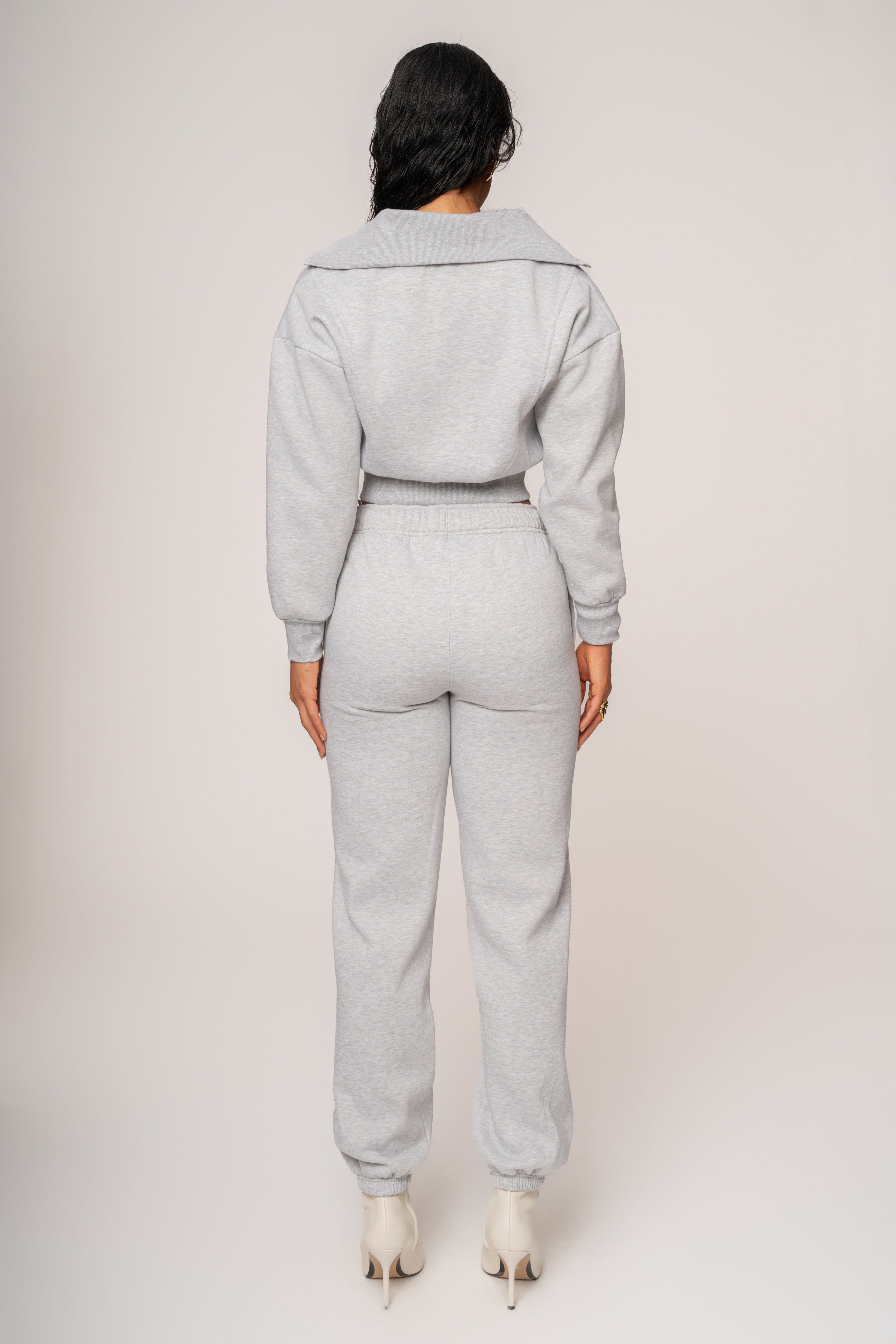 Heather Grey JLUXLABEL Logo Sweatpants