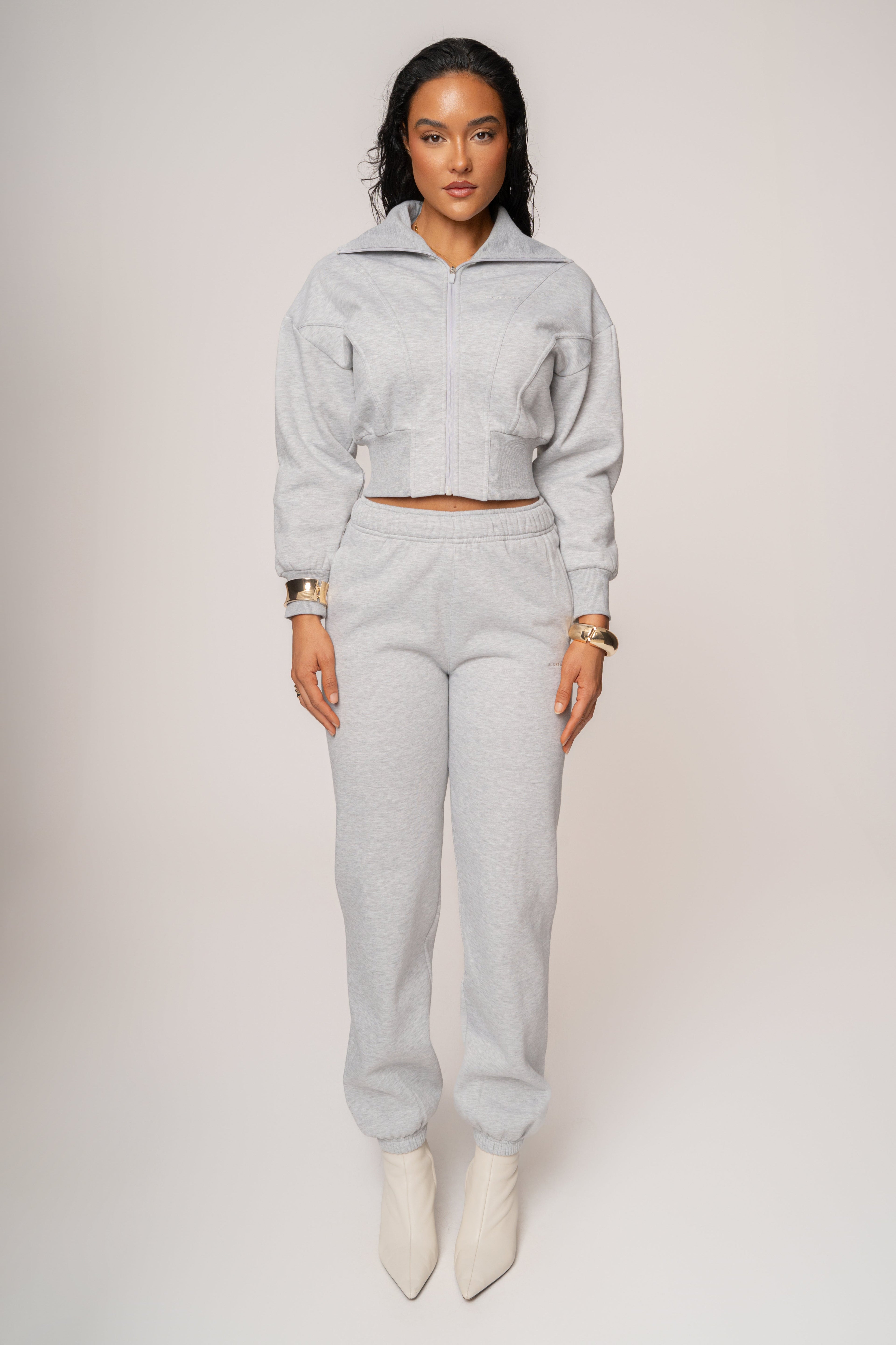 Heather Grey JLUXLABEL Logo Sweatpants