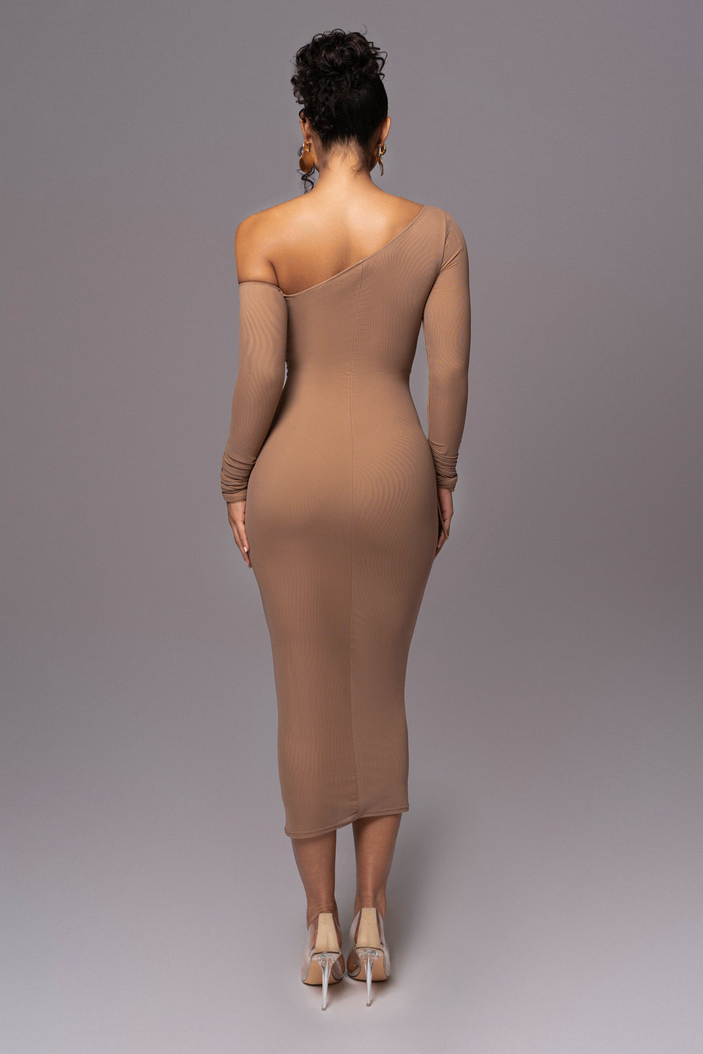 Beige Monika Midi Dress