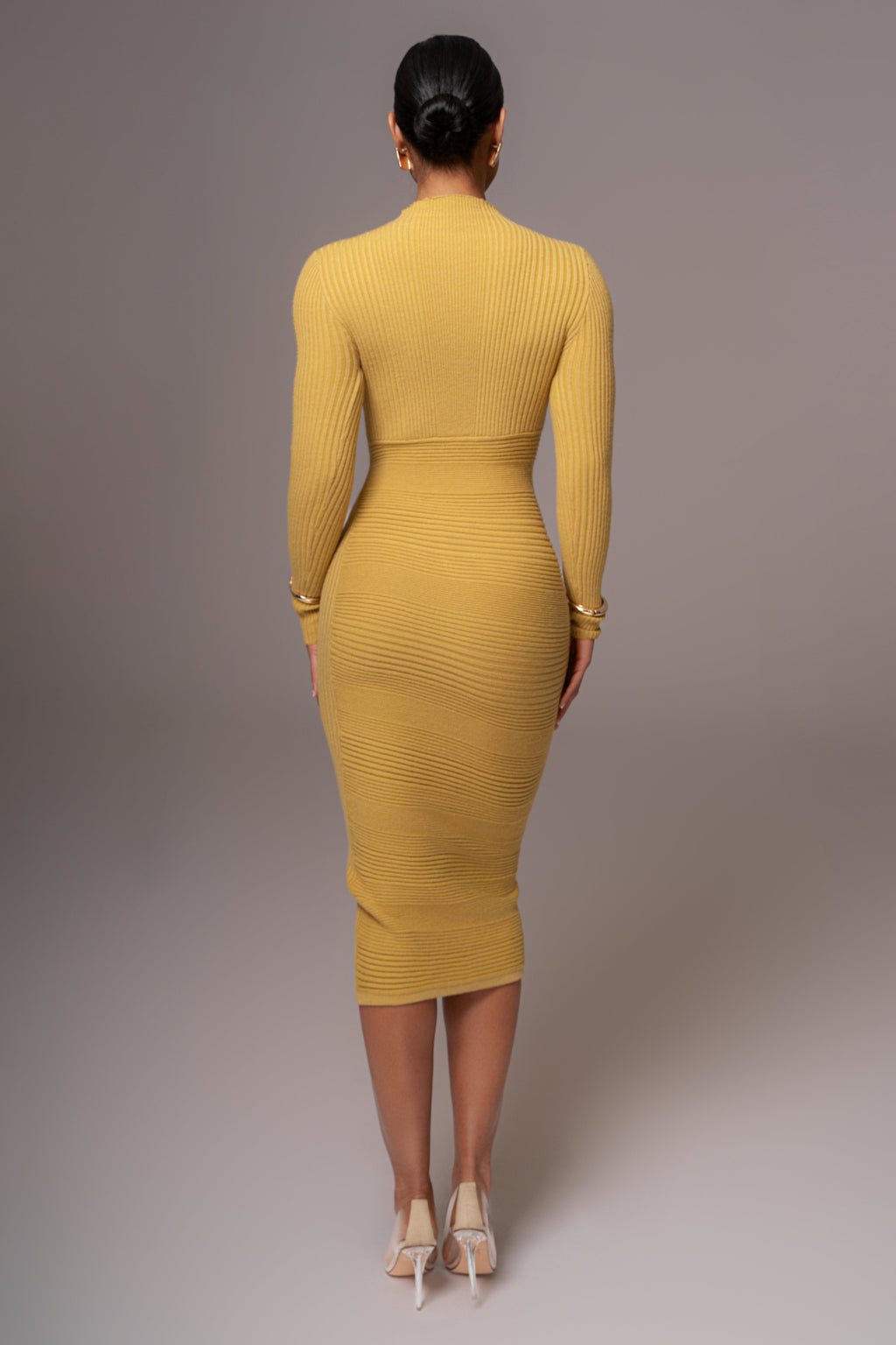 Lime Eliz Midi Dress