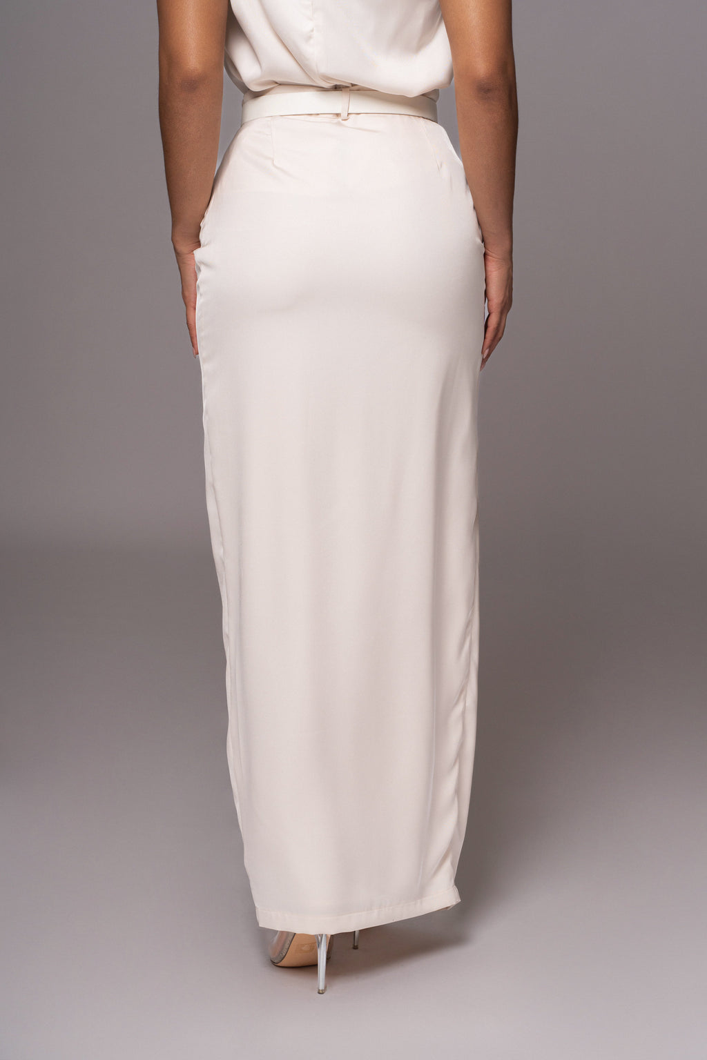 Buttercream Jamila Drape Skirt
