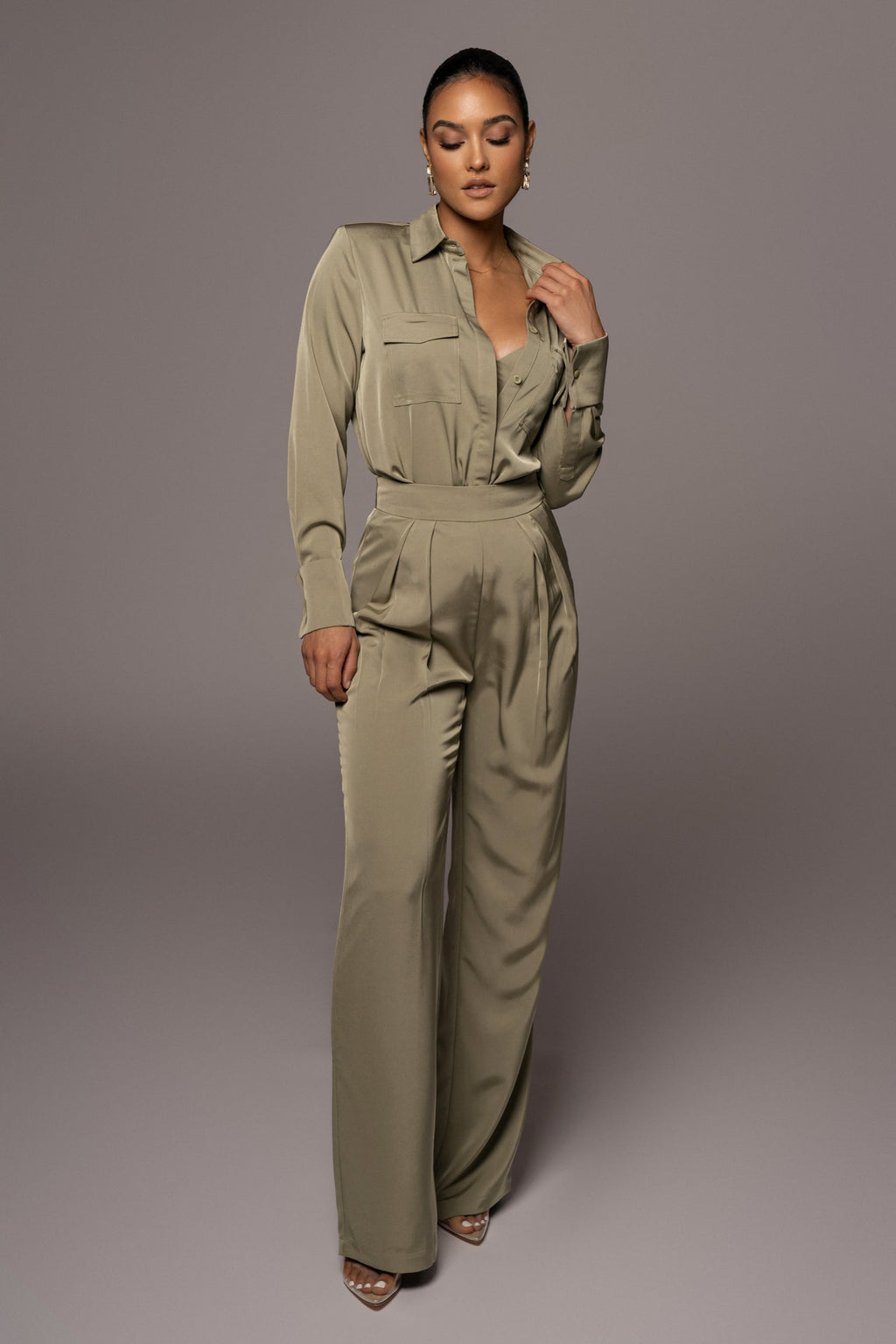 Olive Candice Trousers