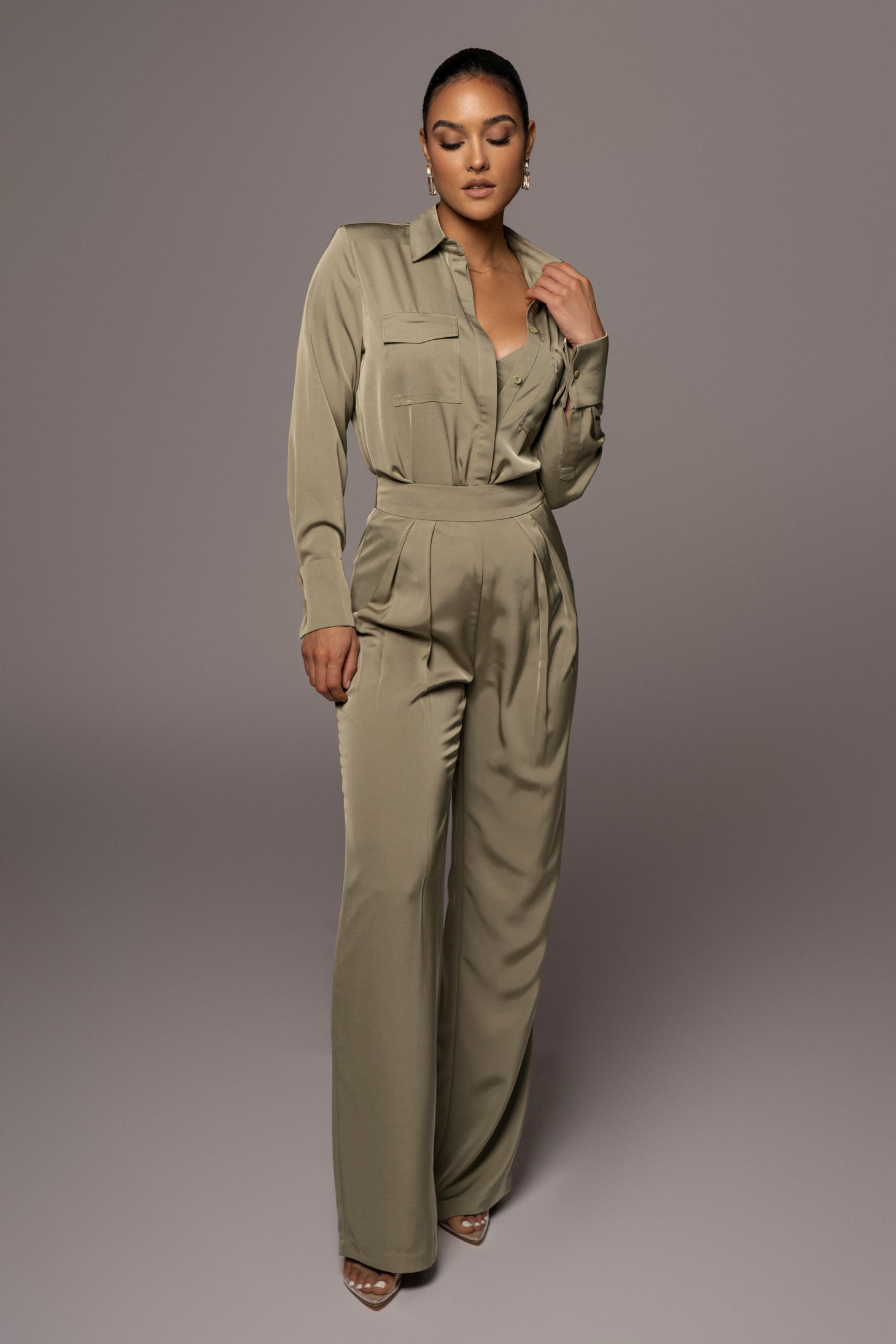 Olive Candice Trousers