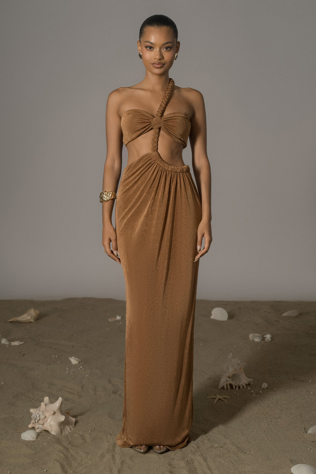 Ema One Shoulder Maxi Dress