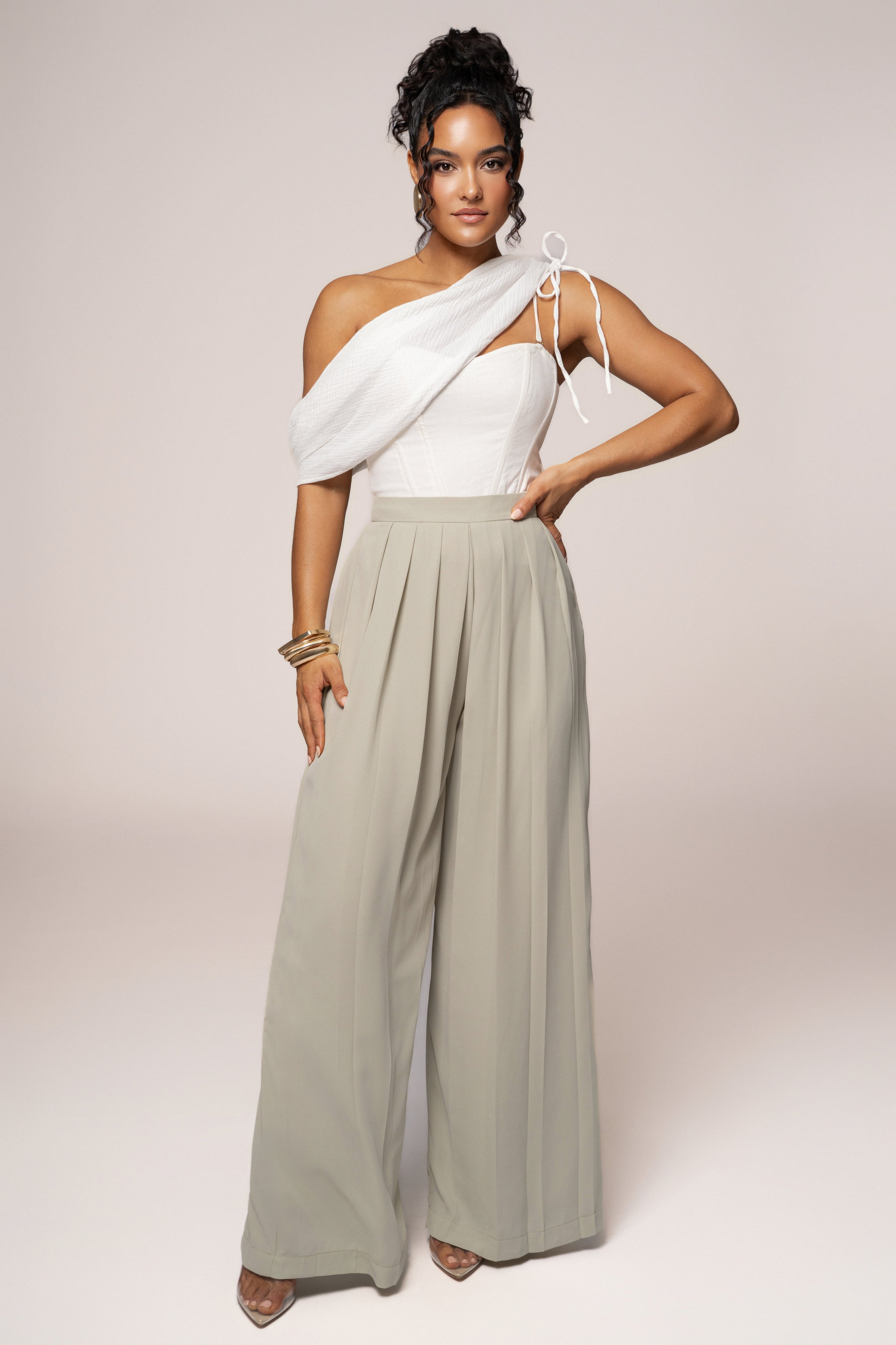 Off-White New Obsession Draped Top