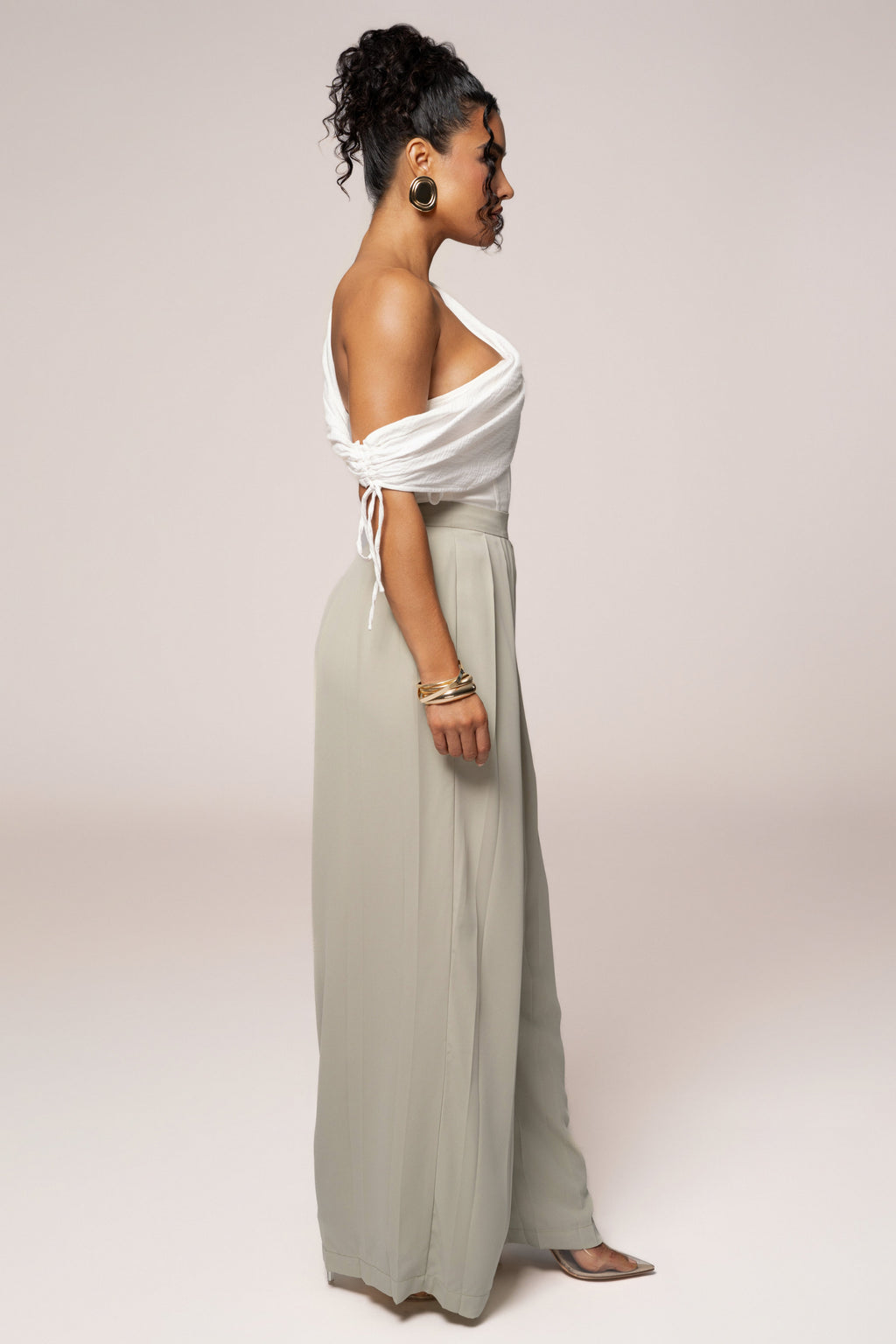 Off-White New Obsession Draped Top