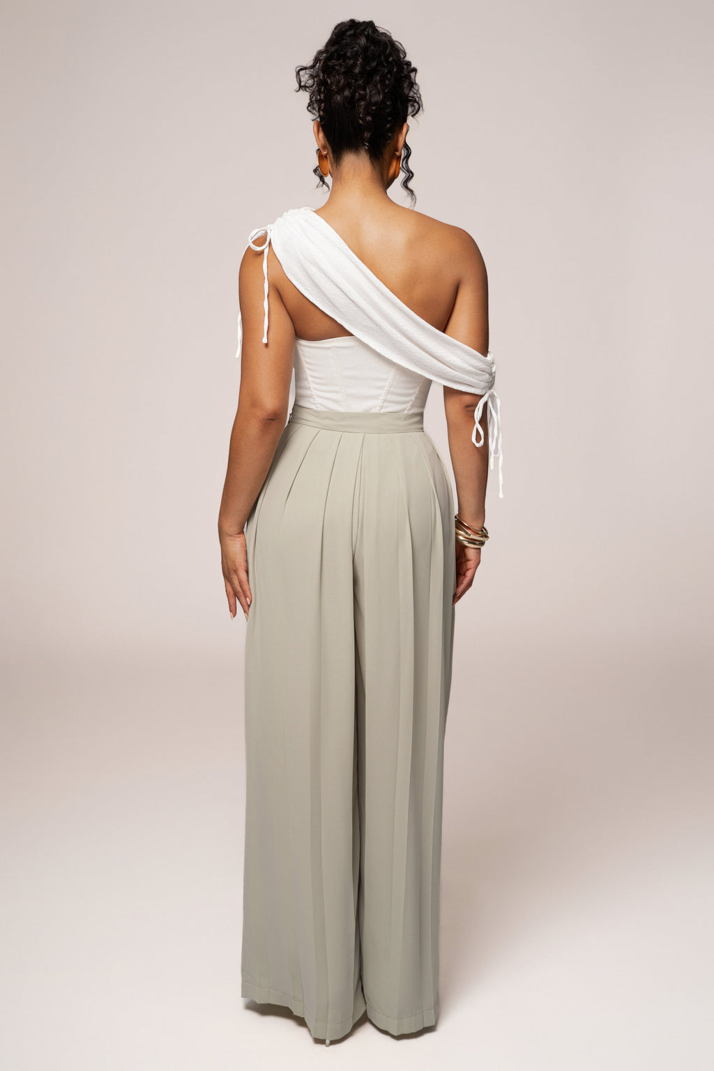 Off-White New Obsession Draped Top