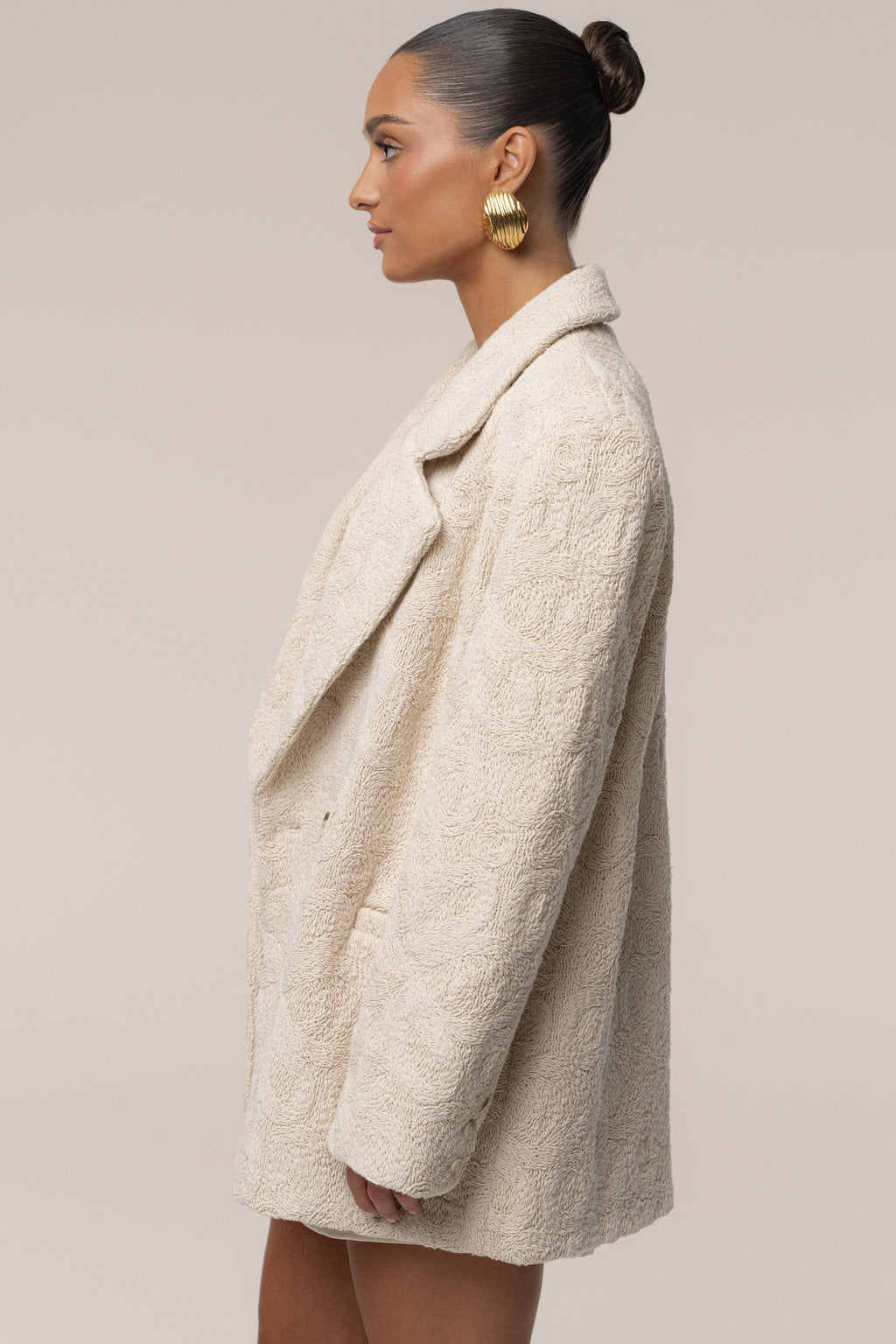 Ecru Avenue Oversize Blazer