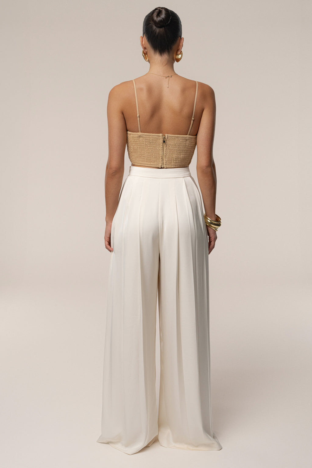 Beige Sail Away Texture Bustier
