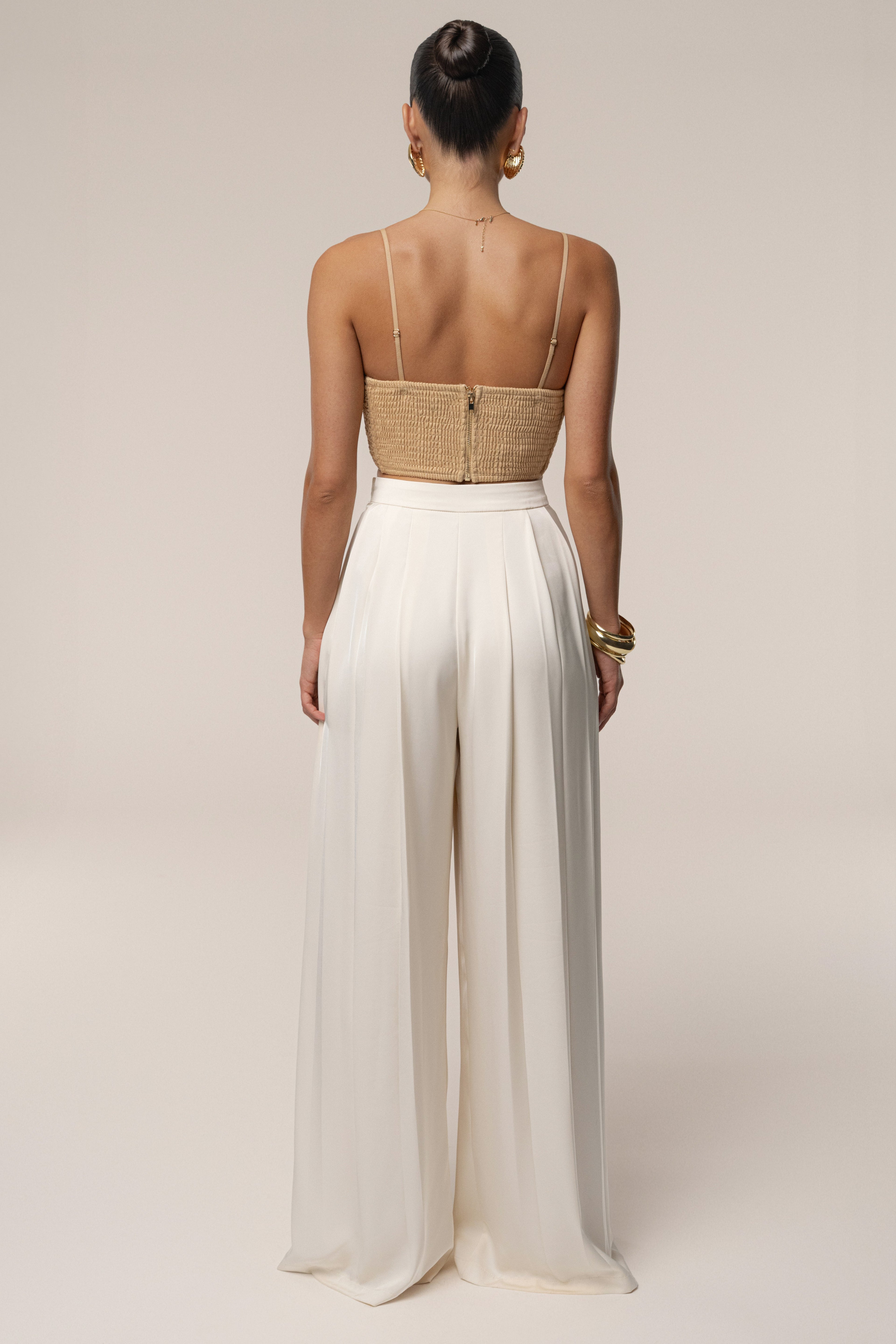 Beige Sail Away Texture Bustier