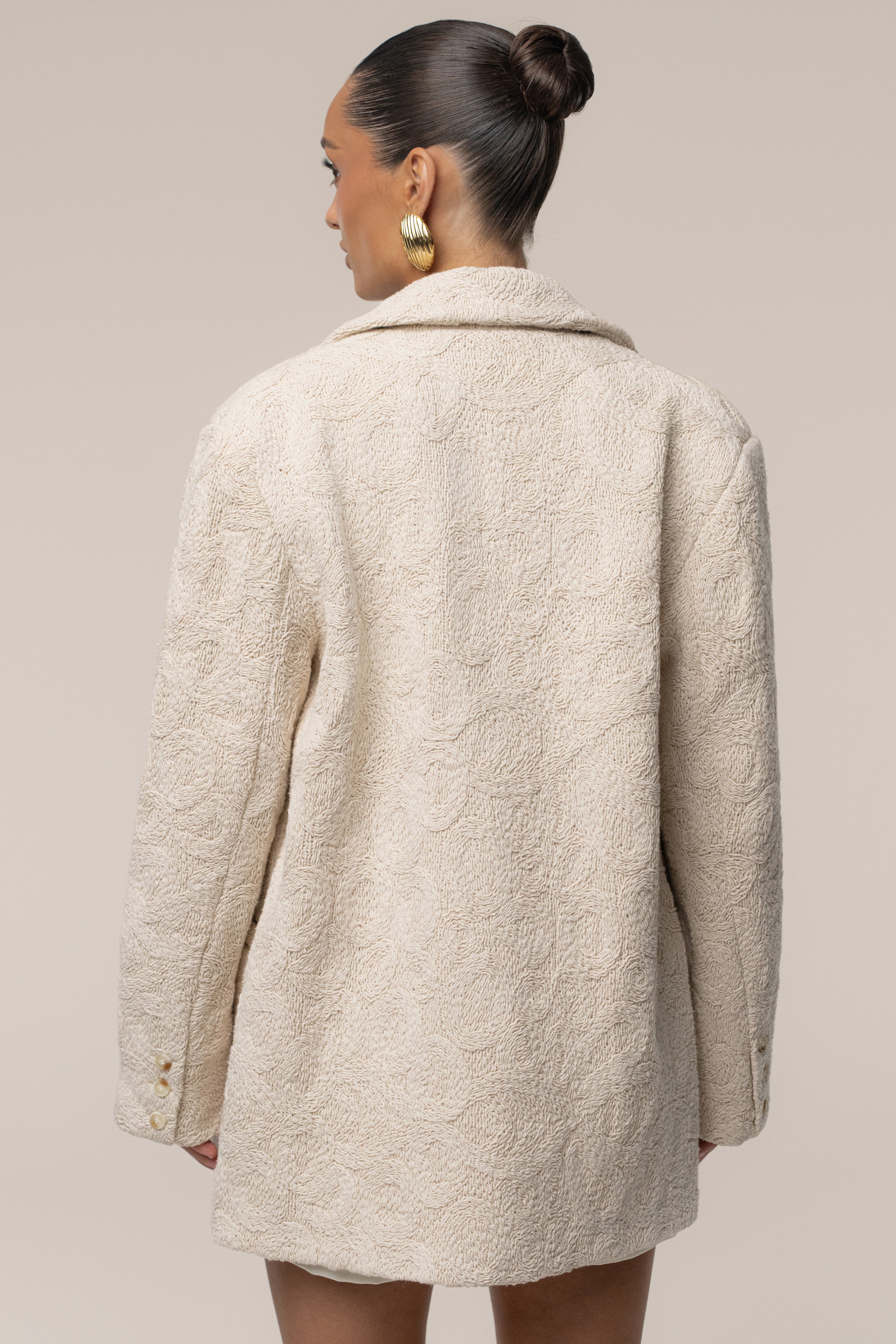 Ecru Avenue Oversize Blazer