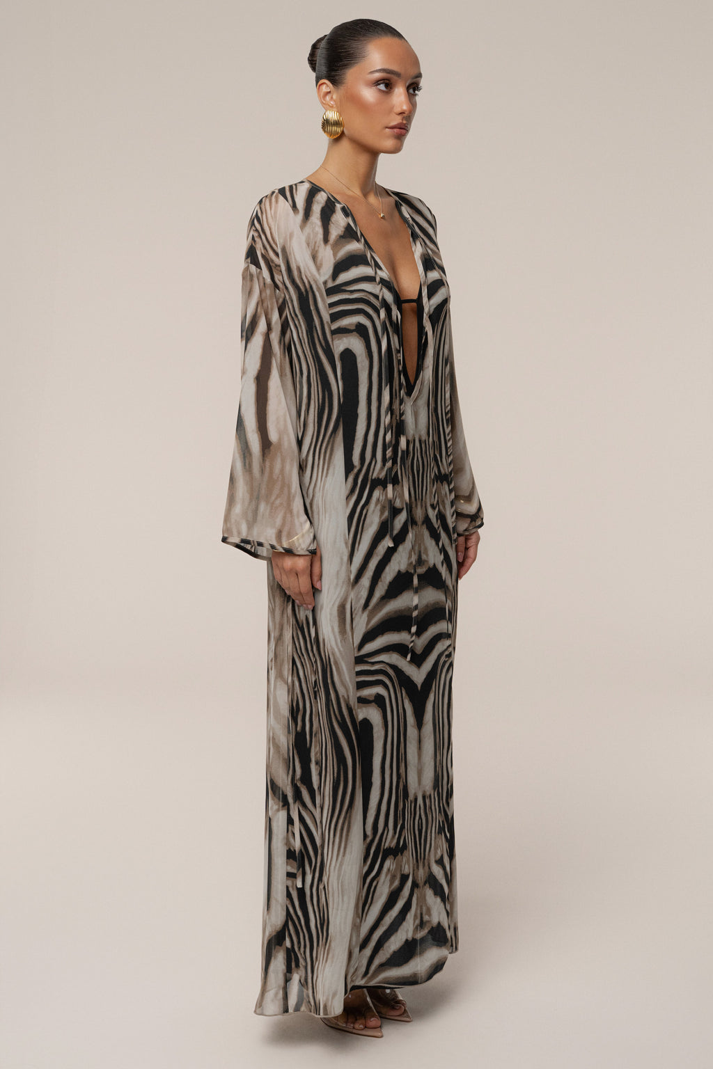 Brown Zebra New Vista Maxi Dress