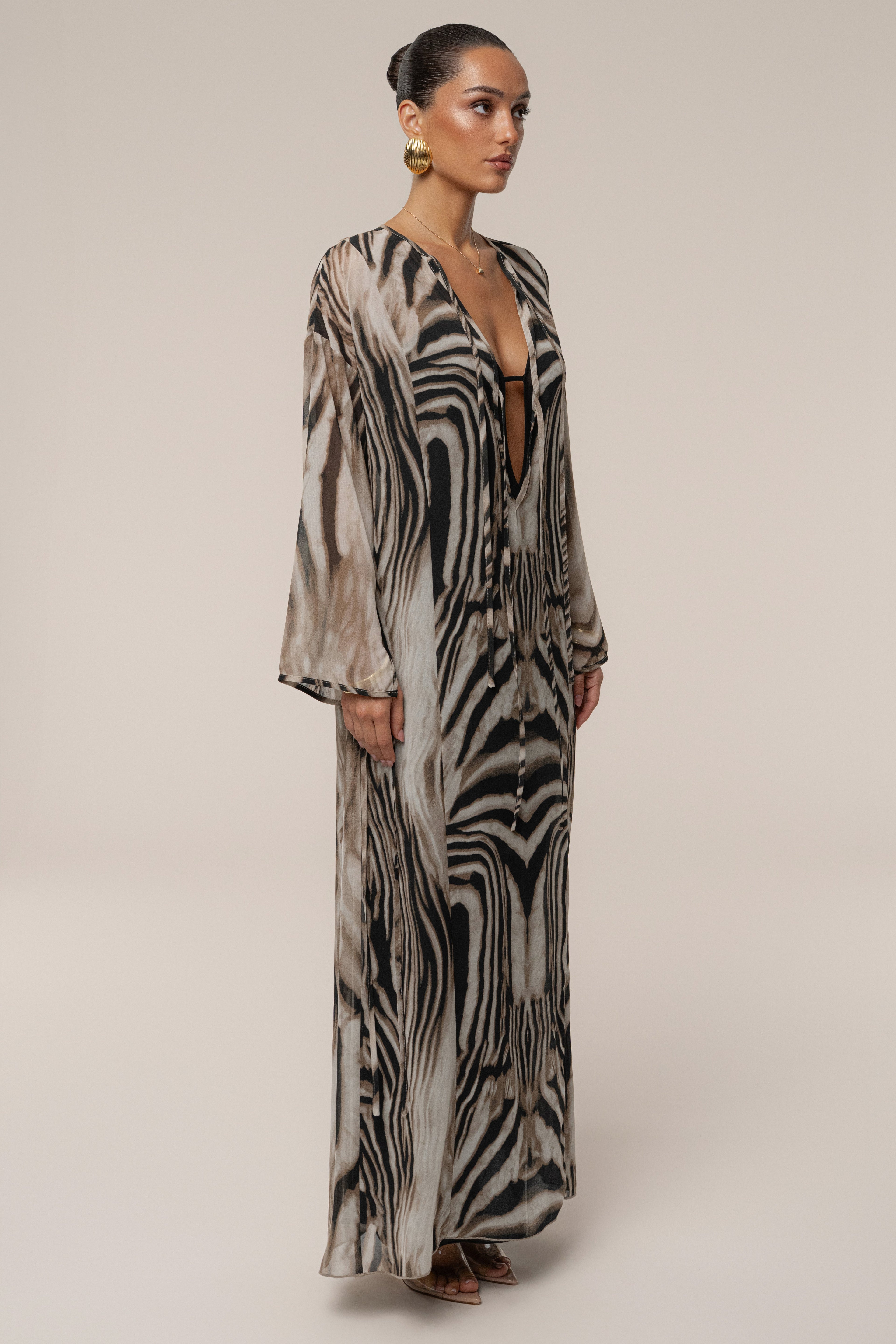 Brown Zebra New Vista Maxi Dress
