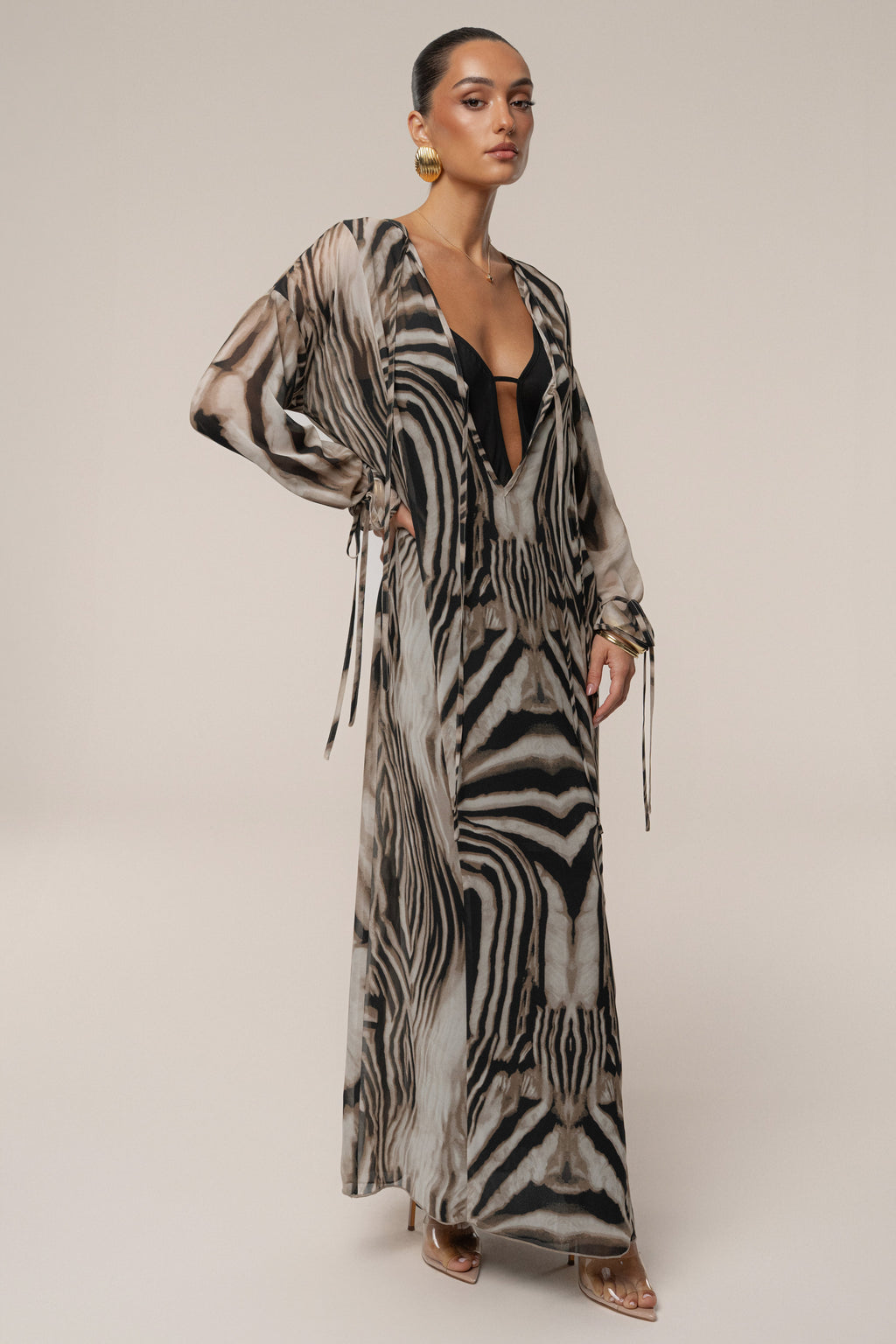 Brown Zebra New Vista Maxi Dress