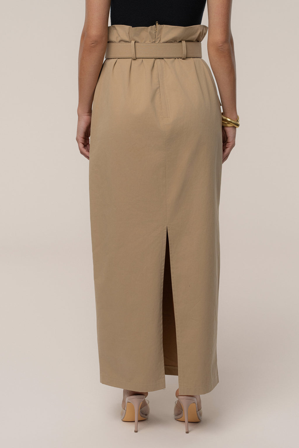 Khaki New Edge Cargo Skirt