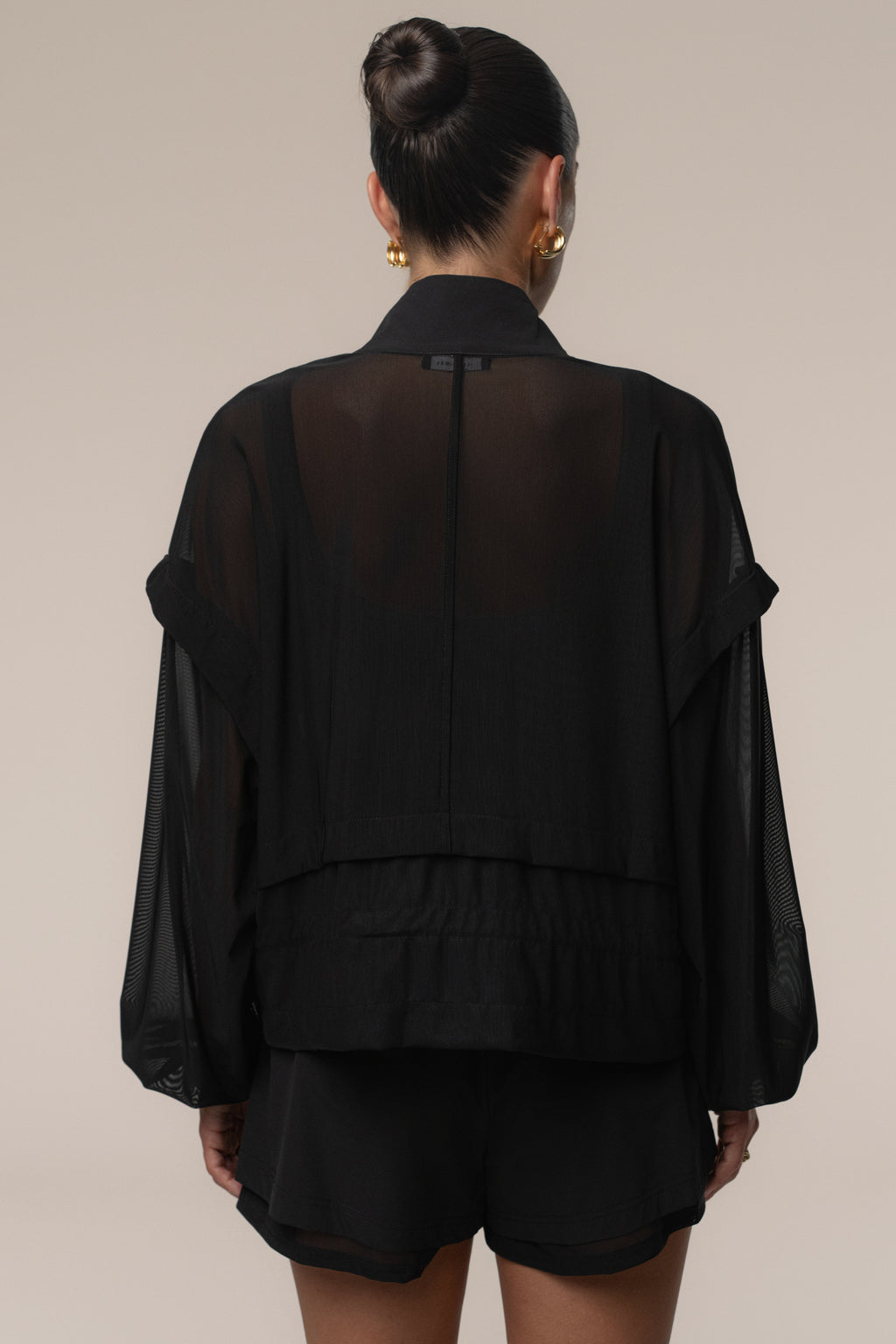 Black Free Flow Jacket