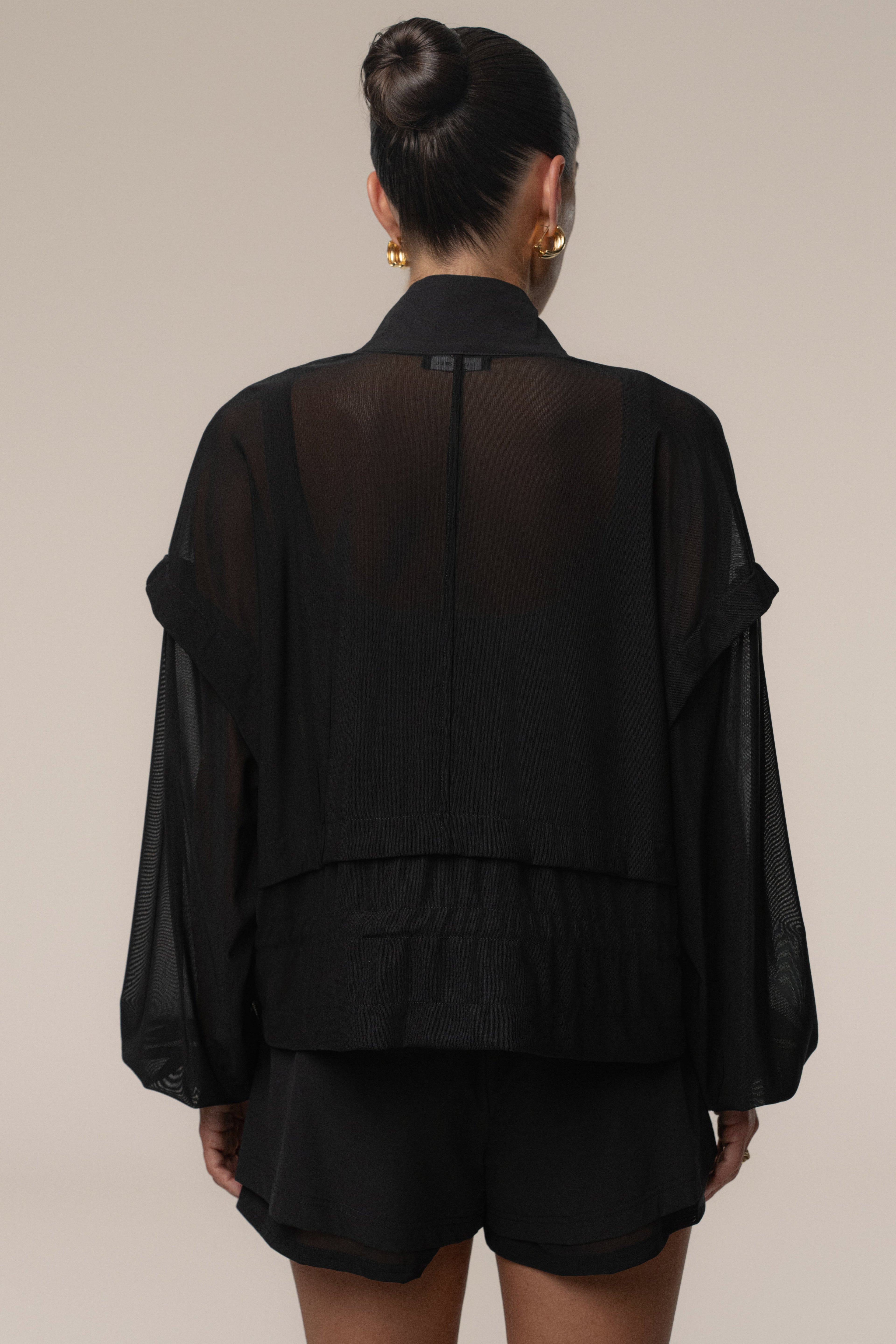 Black Free Flow Jacket