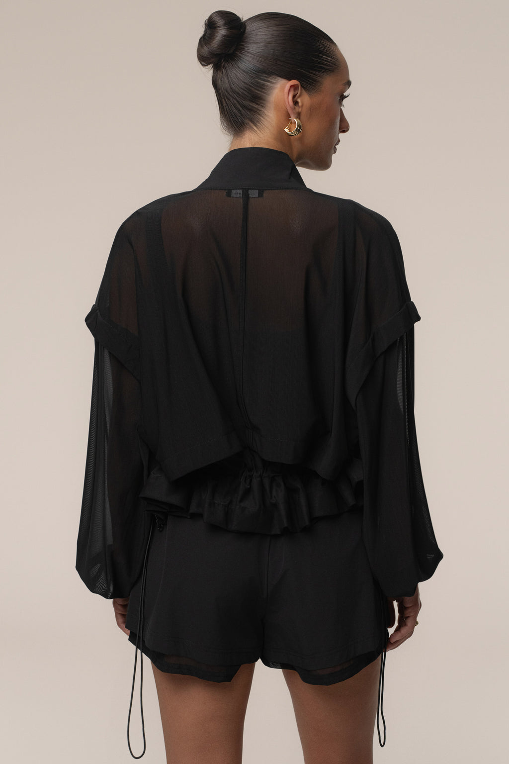 Black Free Flow Jacket