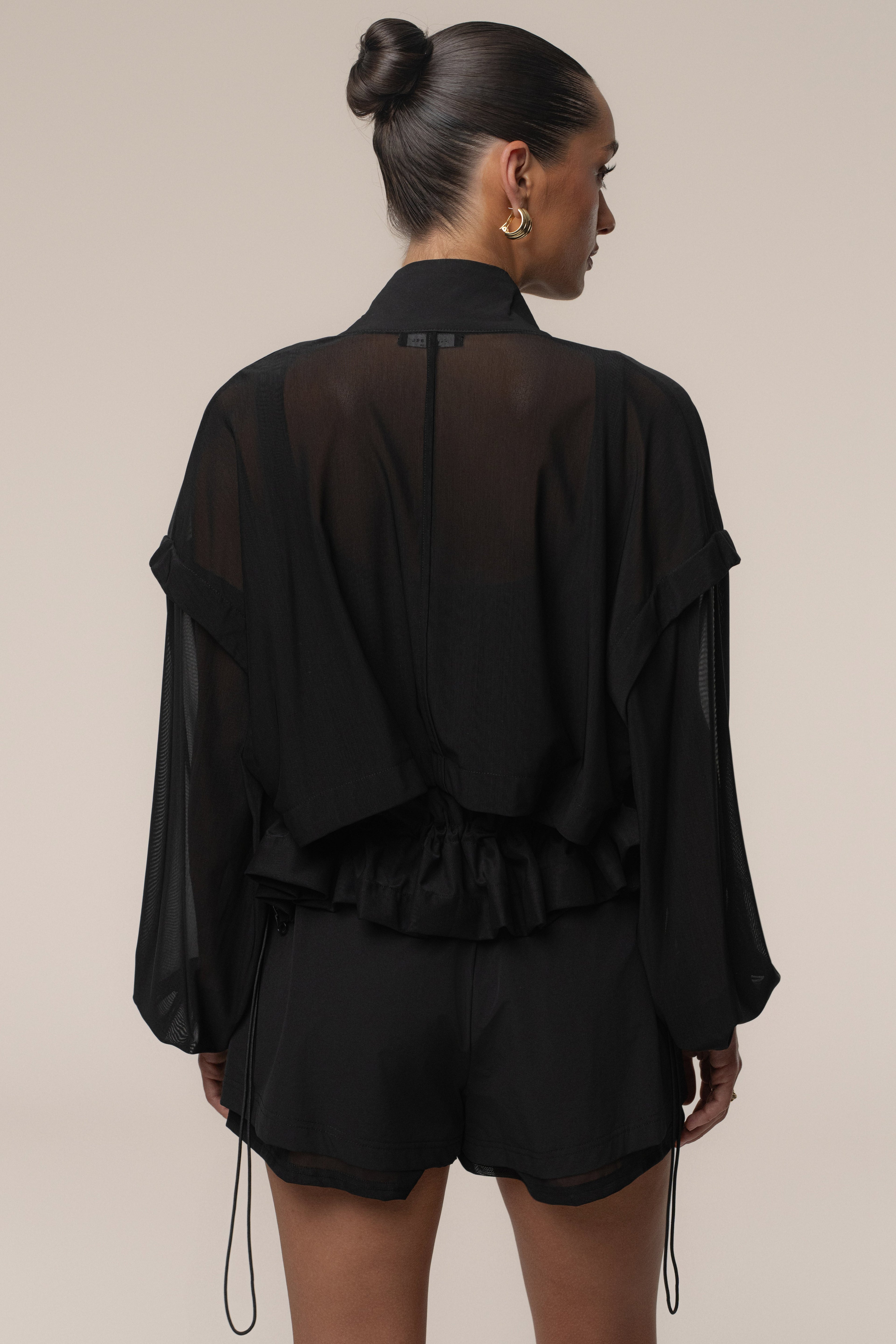Black Free Flow Jacket