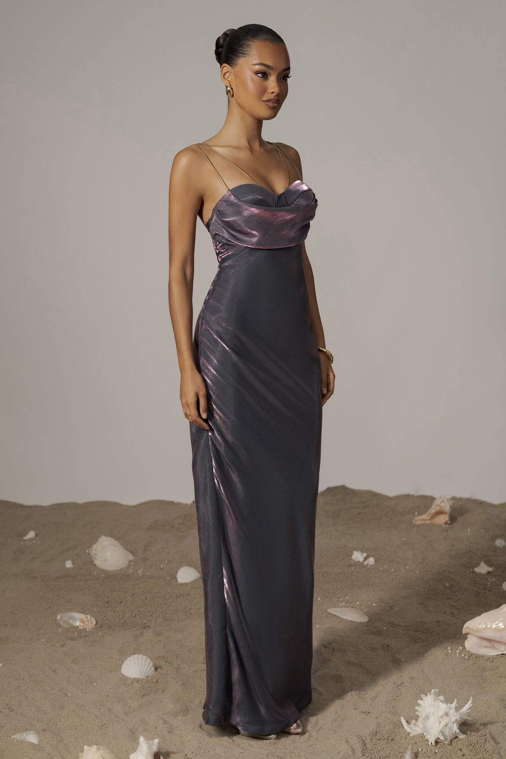 Purple Iridescent Visions Of You Dress