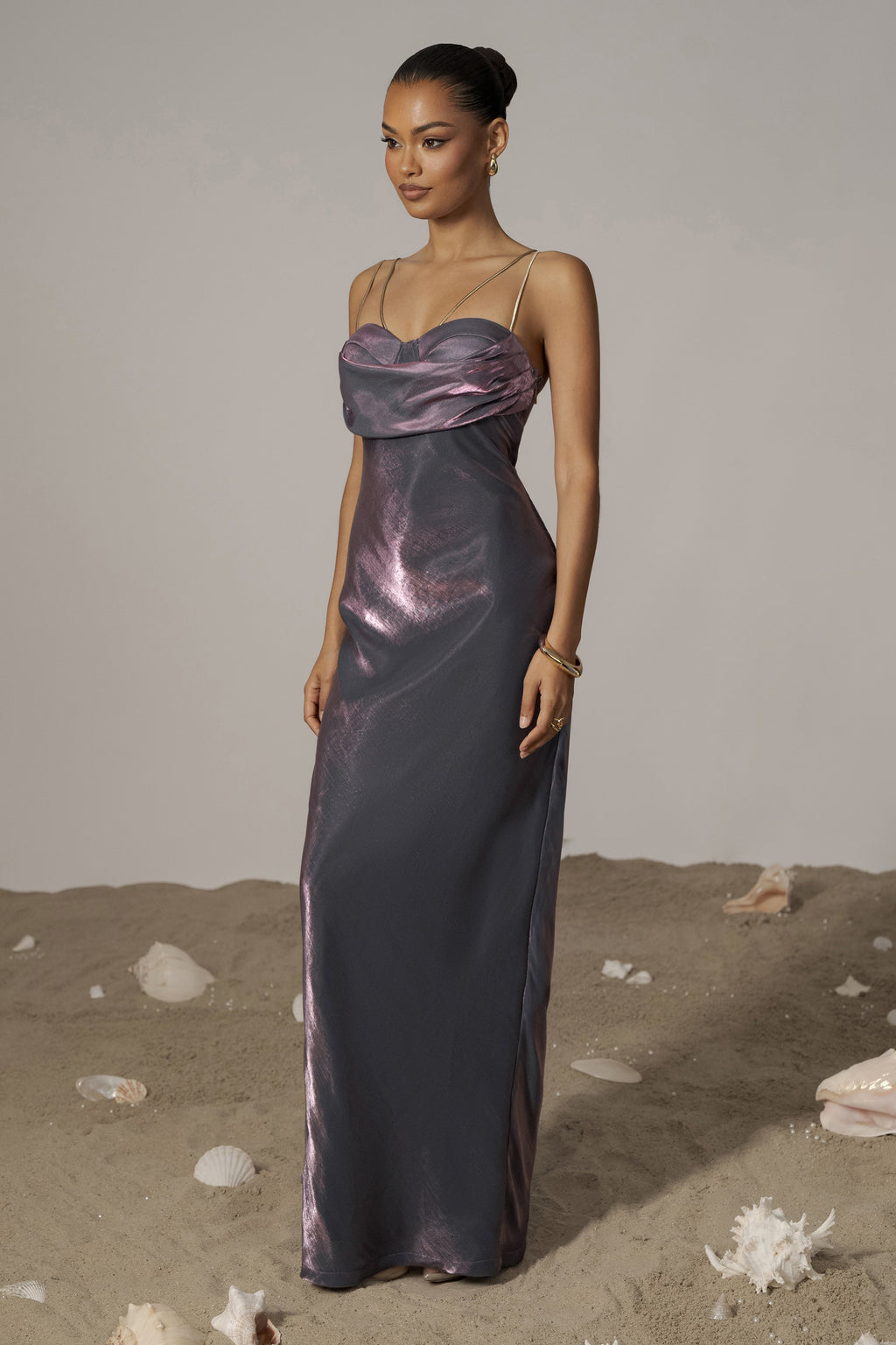 Purple Iridescent Visions Of You Dress