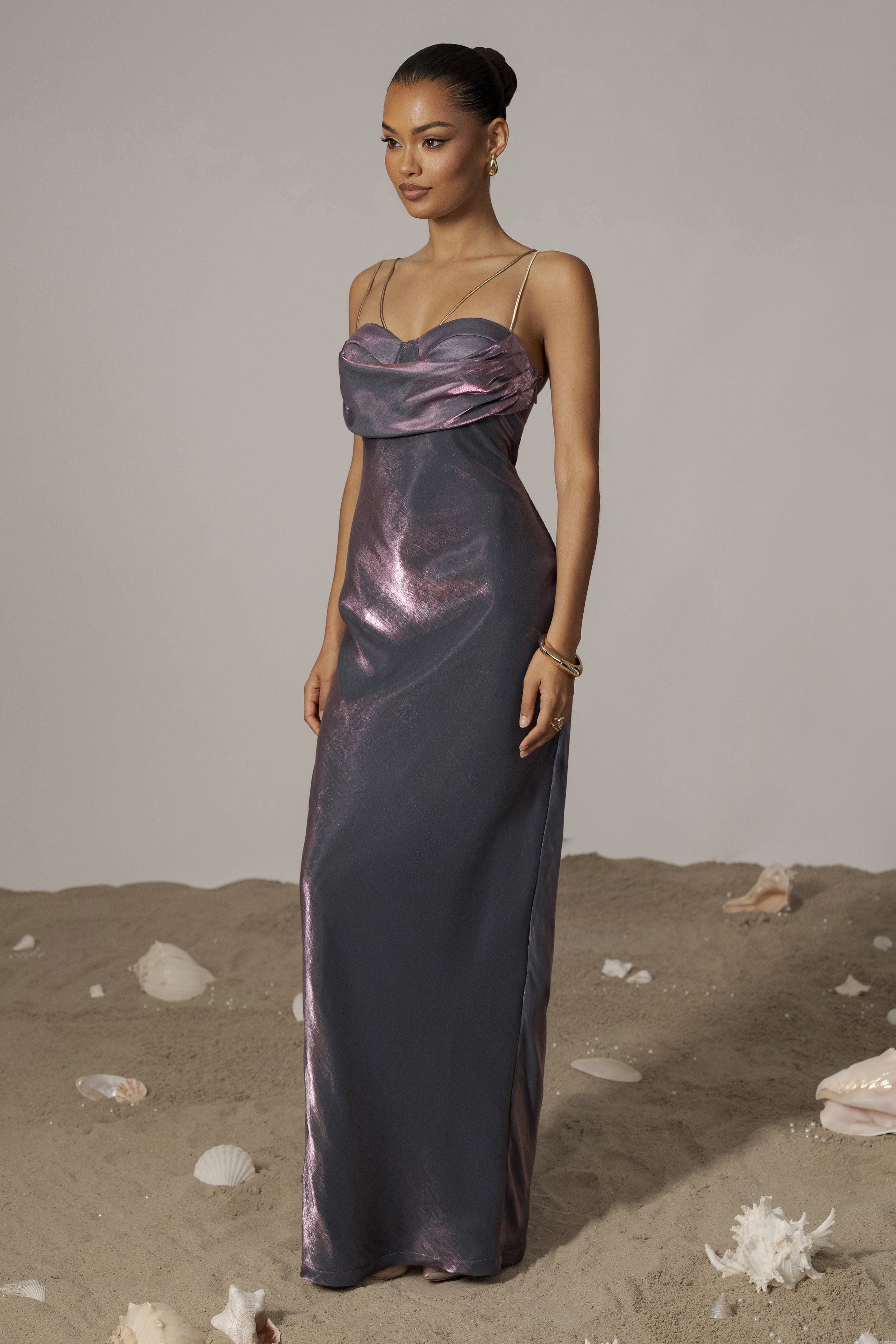 Purple Iridescent Visions Of You Dress