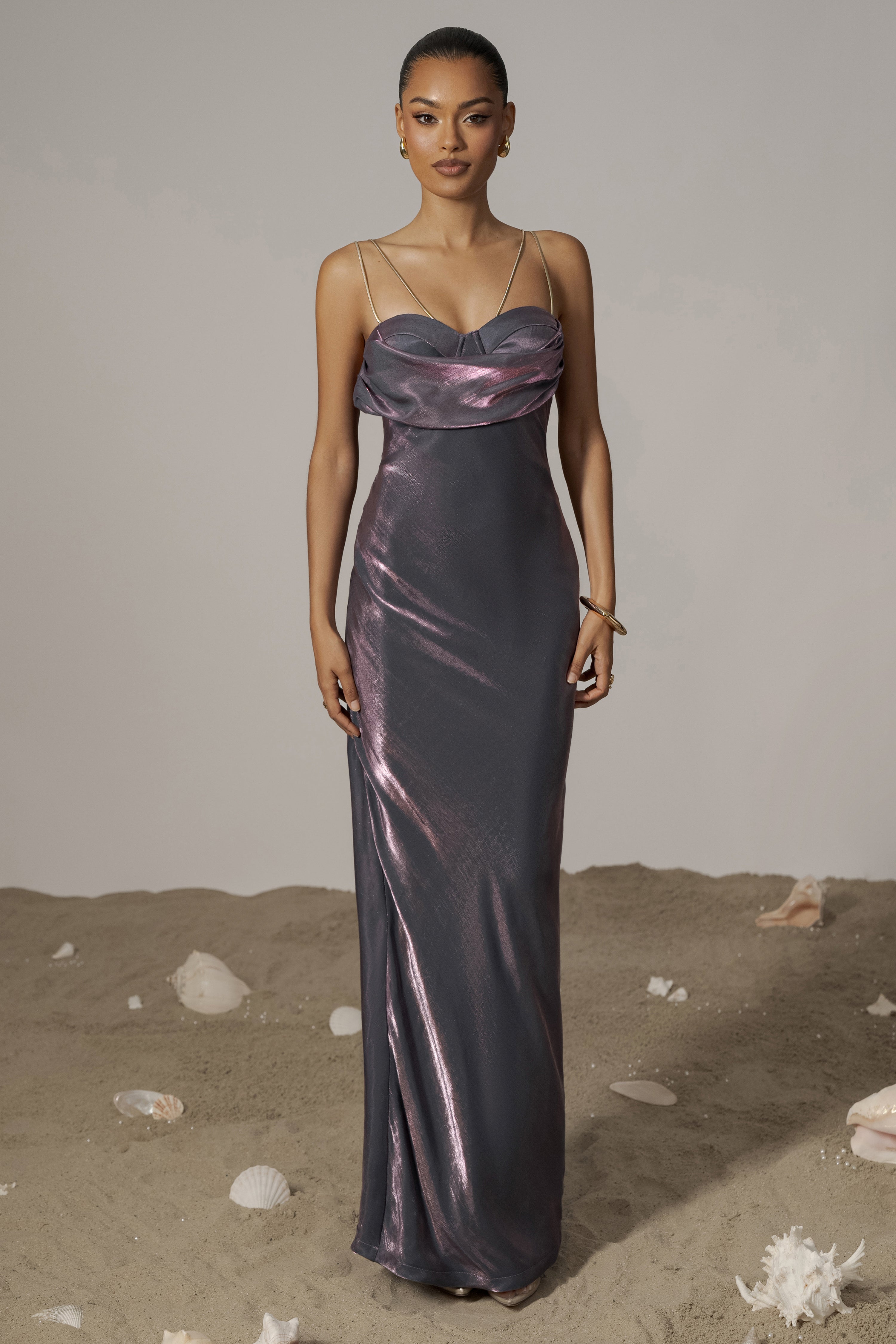 Purple Iridescent Visions Of You Dress