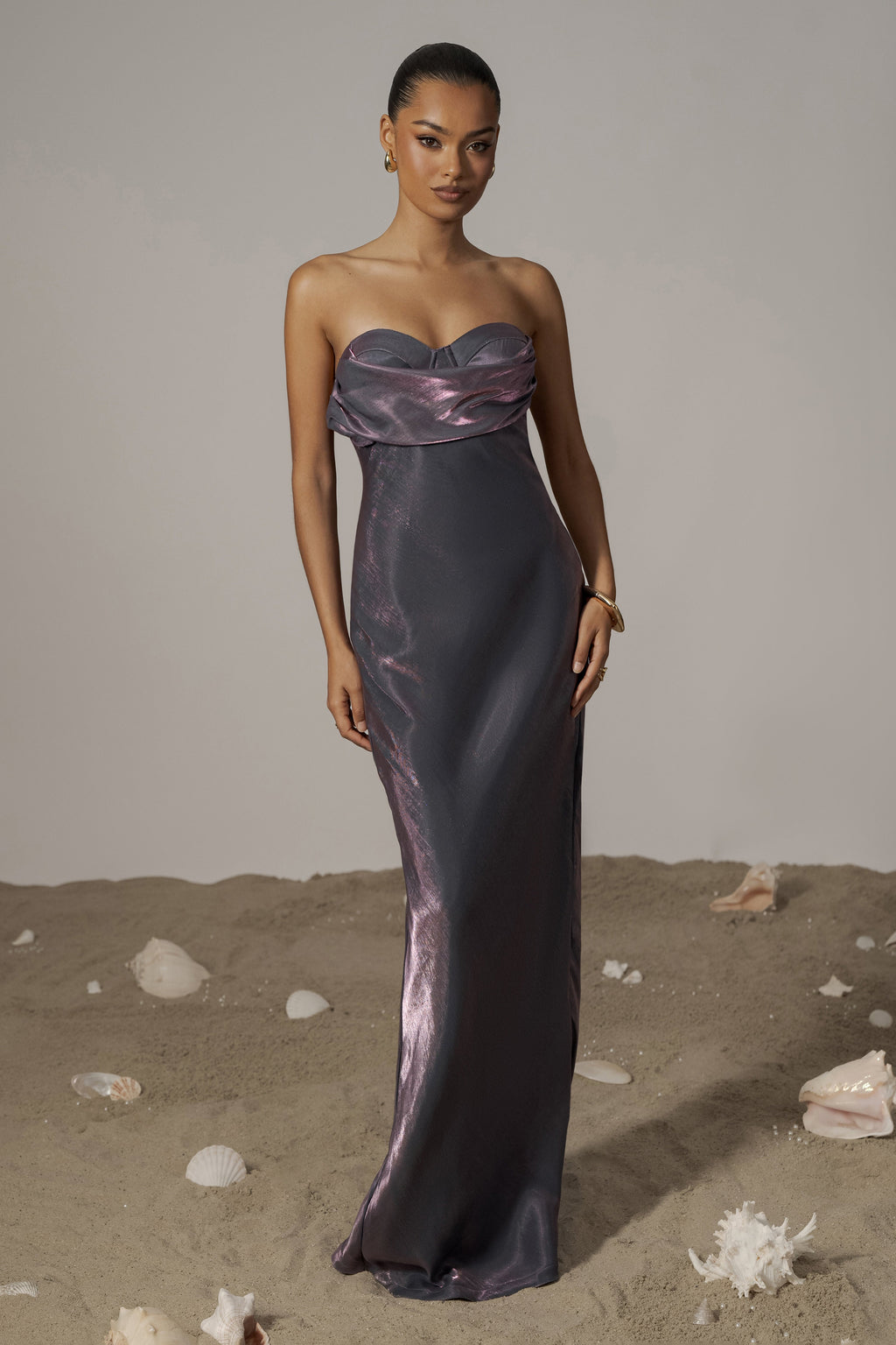 Purple Iridescent Visions Of You Dress