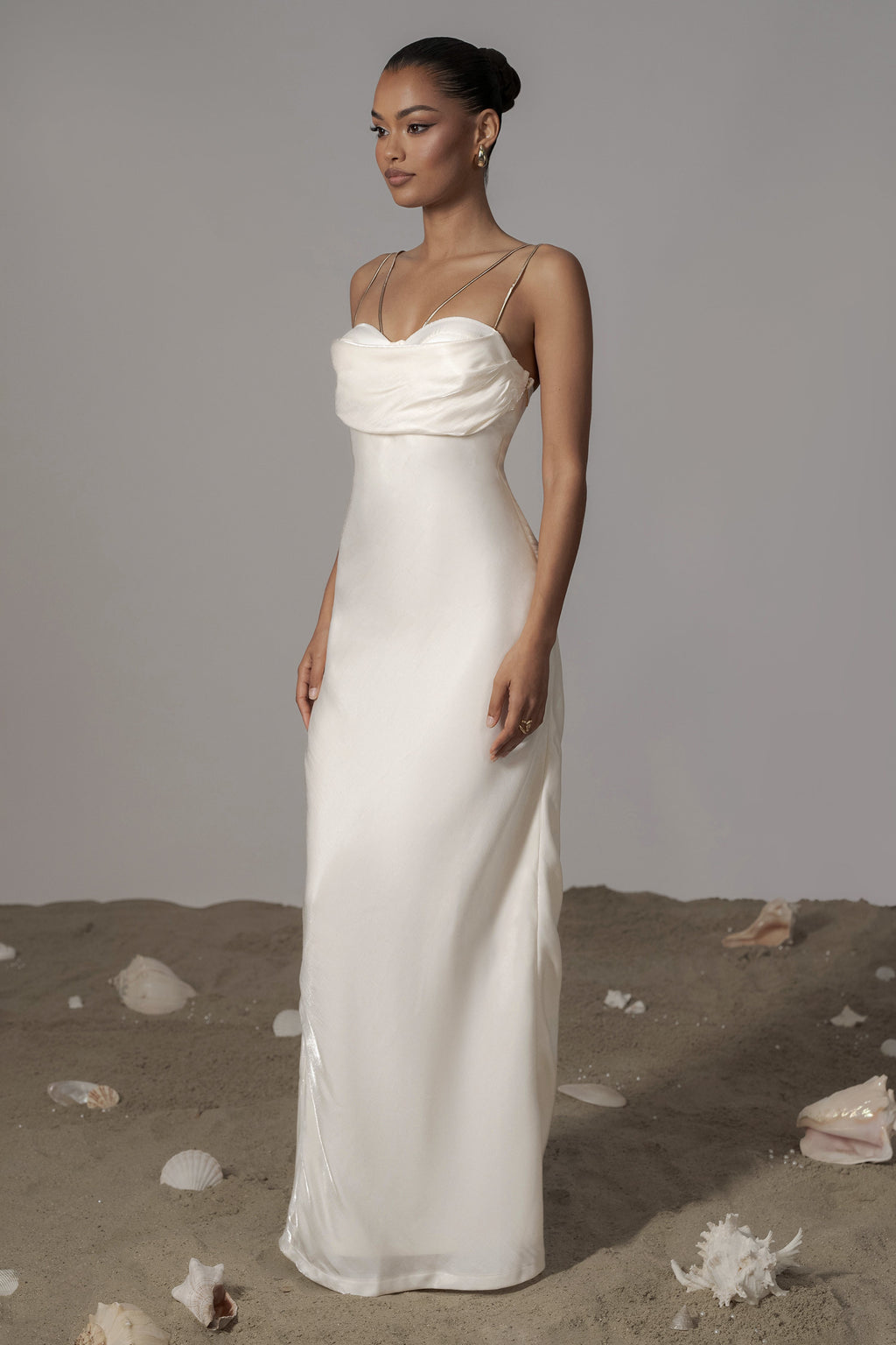 White Iridescent Visions Of You Dress