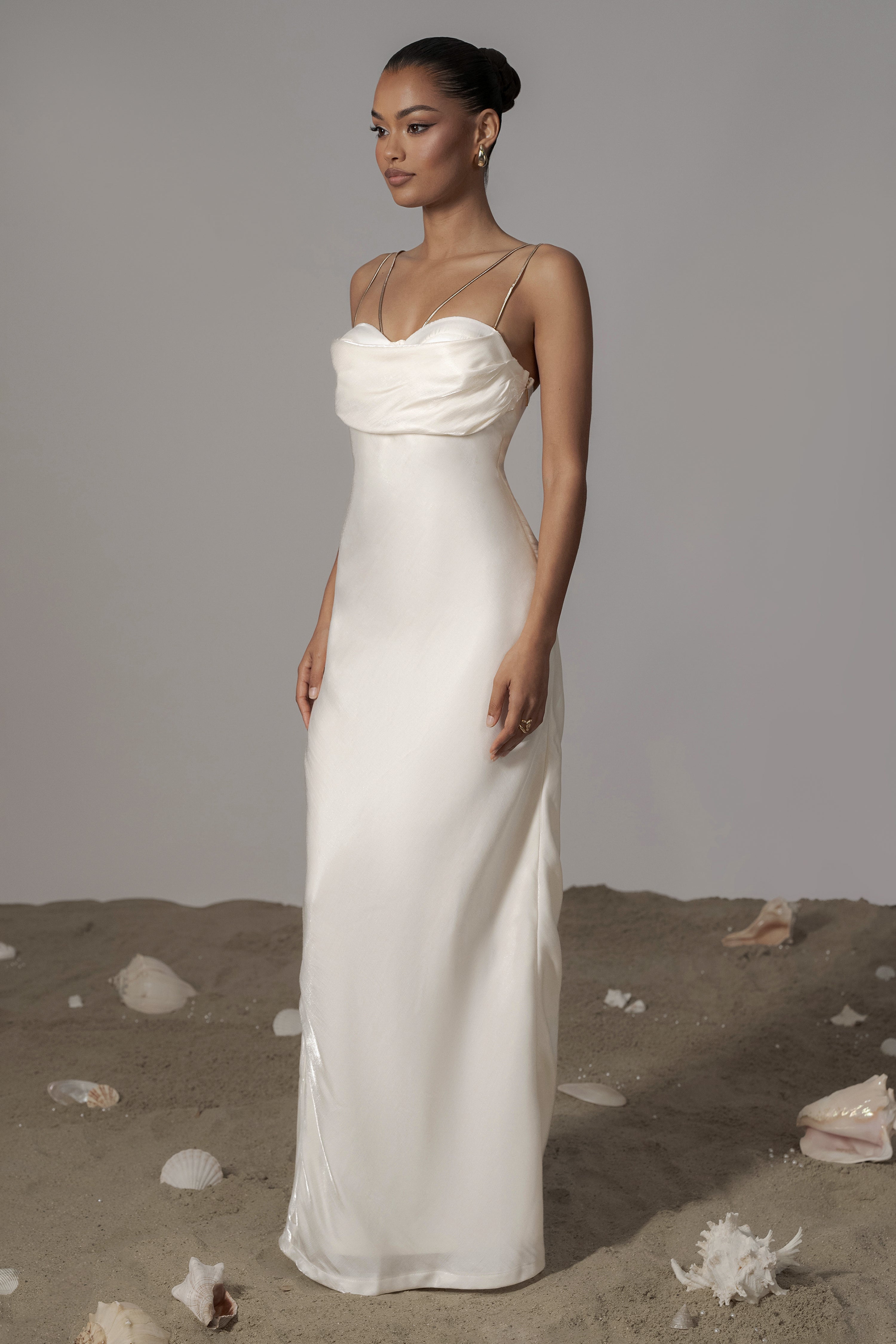 White Iridescent Visions Of You Dress