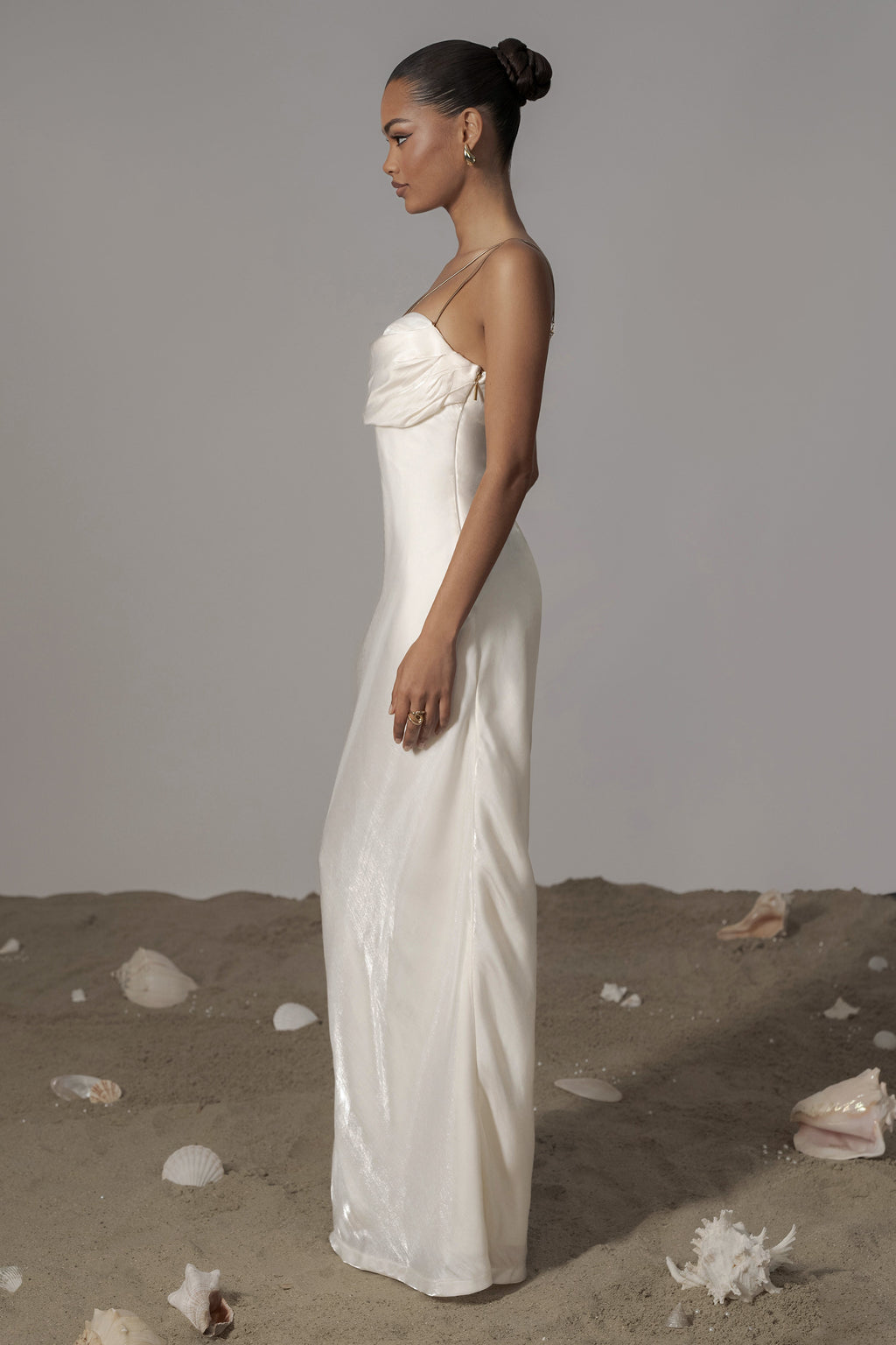 White Iridescent Visions Of You Dress
