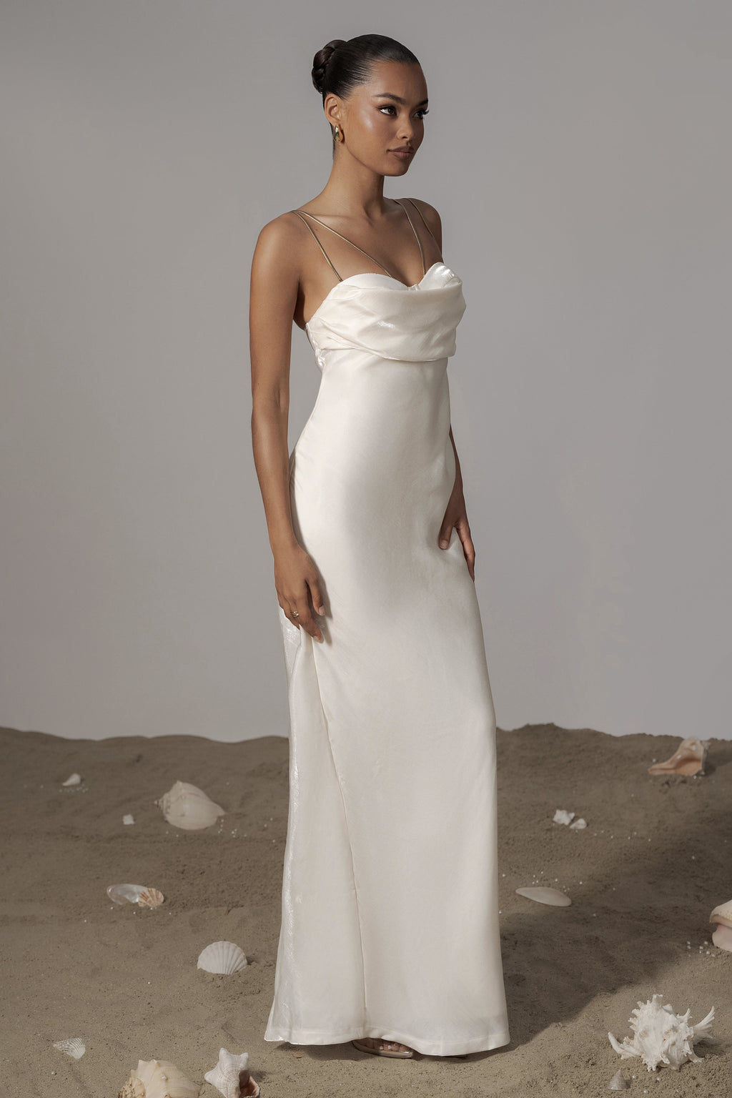 White Iridescent Visions Of You Dress