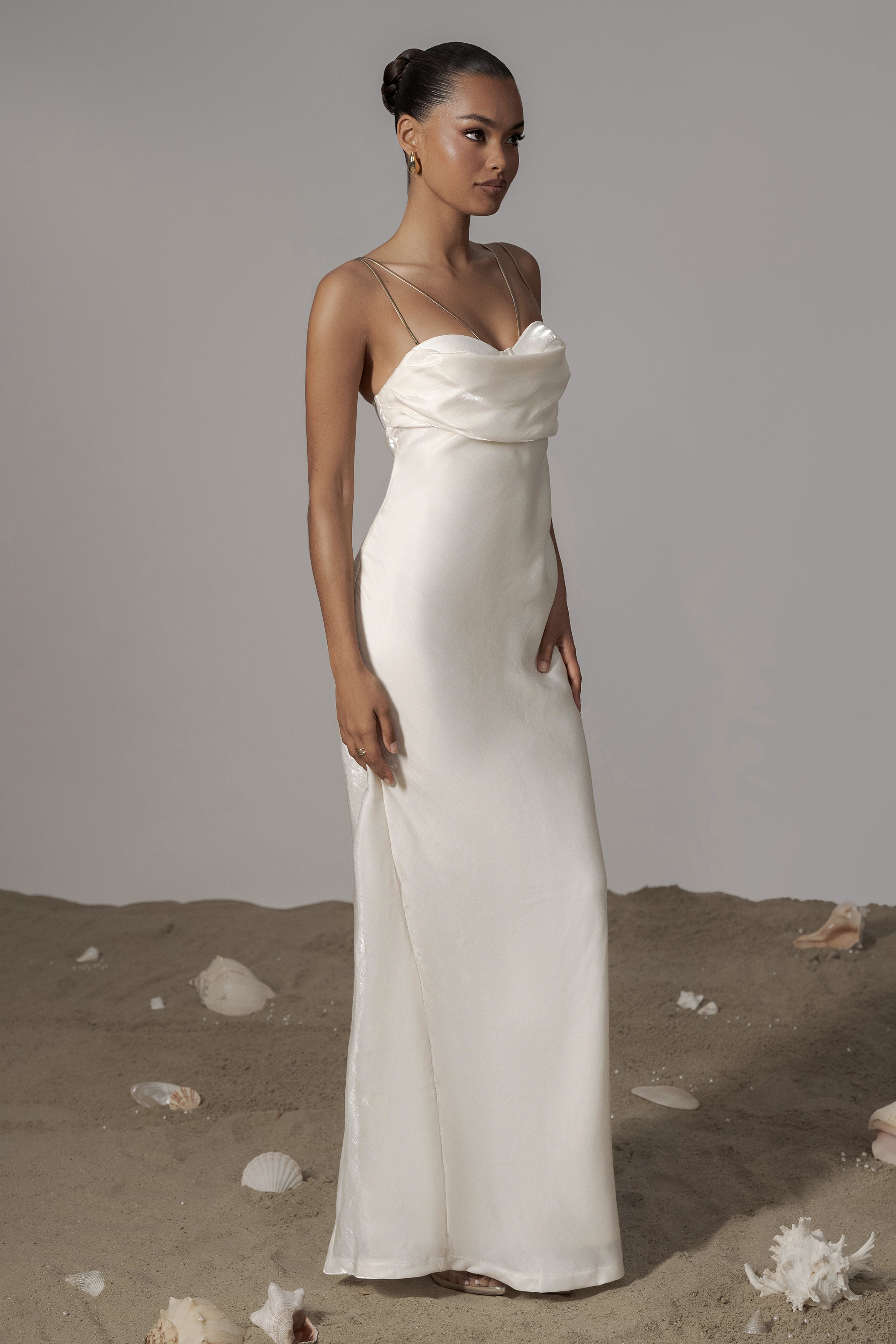 White Iridescent Visions Of You Dress