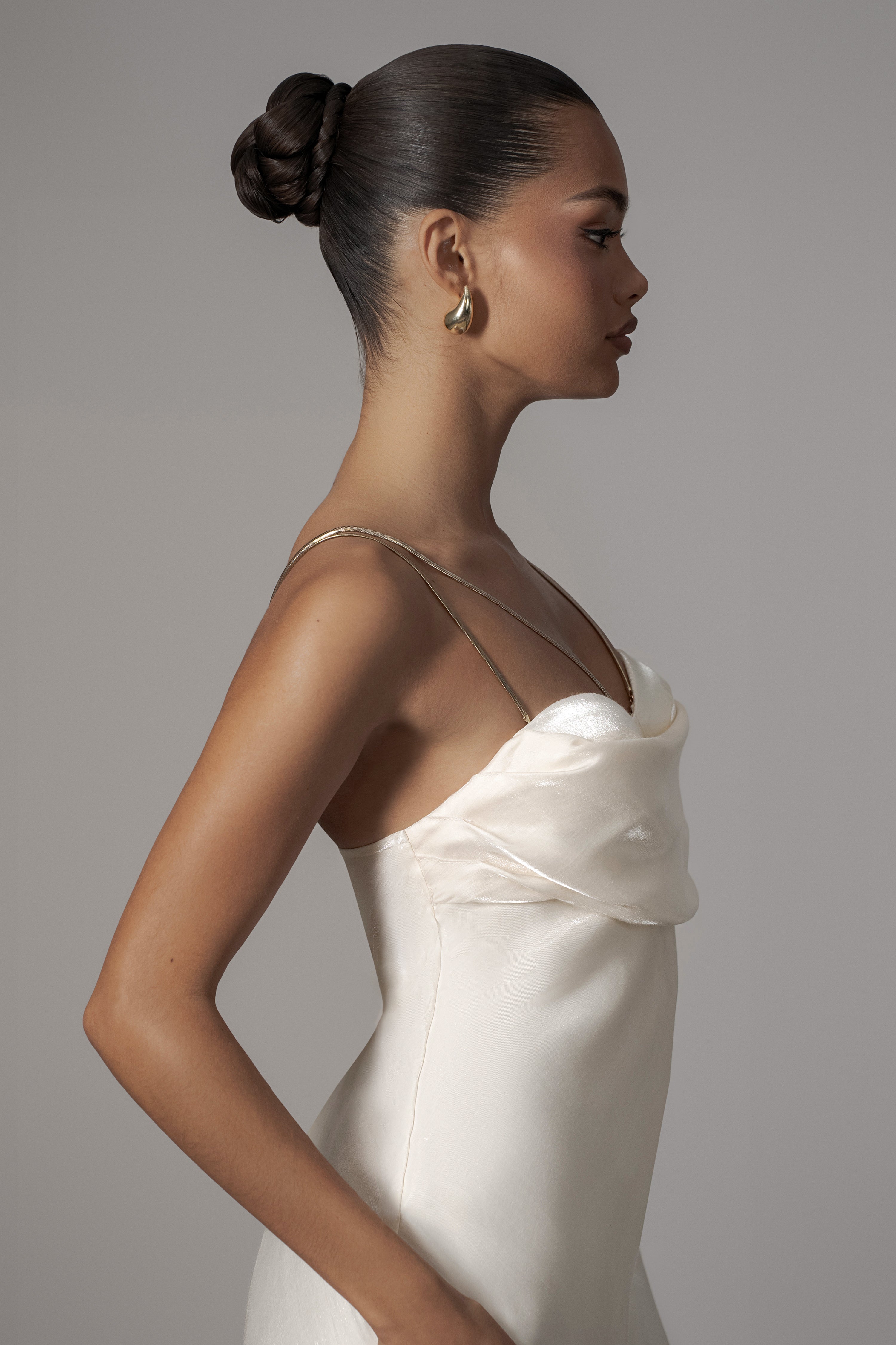 White Iridescent Visions Of You Dress